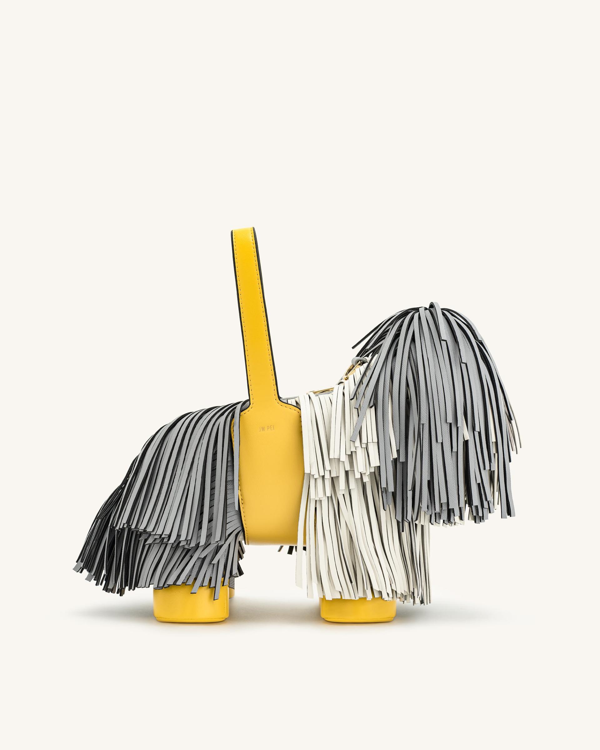 Nita Puppy Shape Handbag - Gray 3