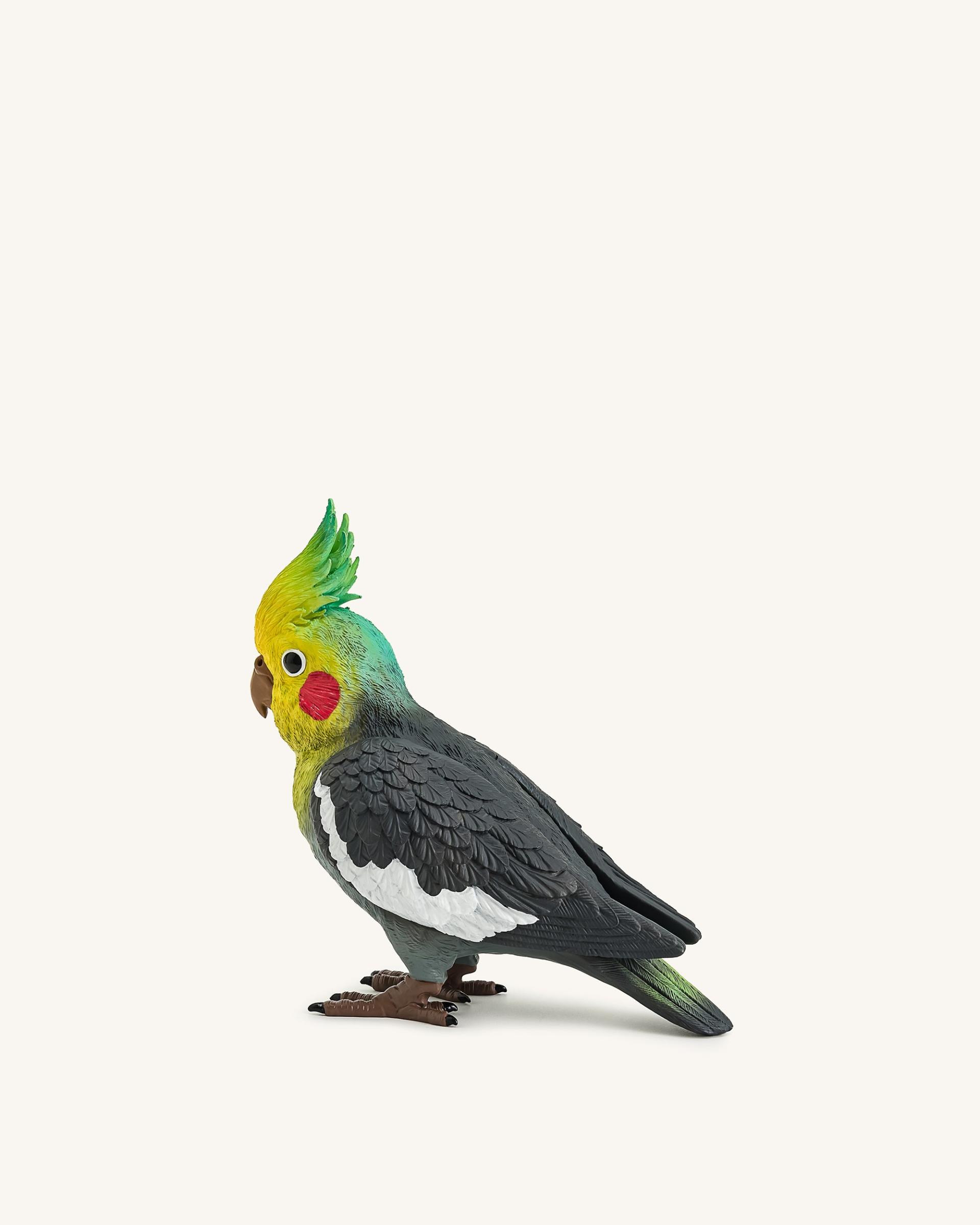 Gray Cockatiel Clutch Bag - Multicolor 2