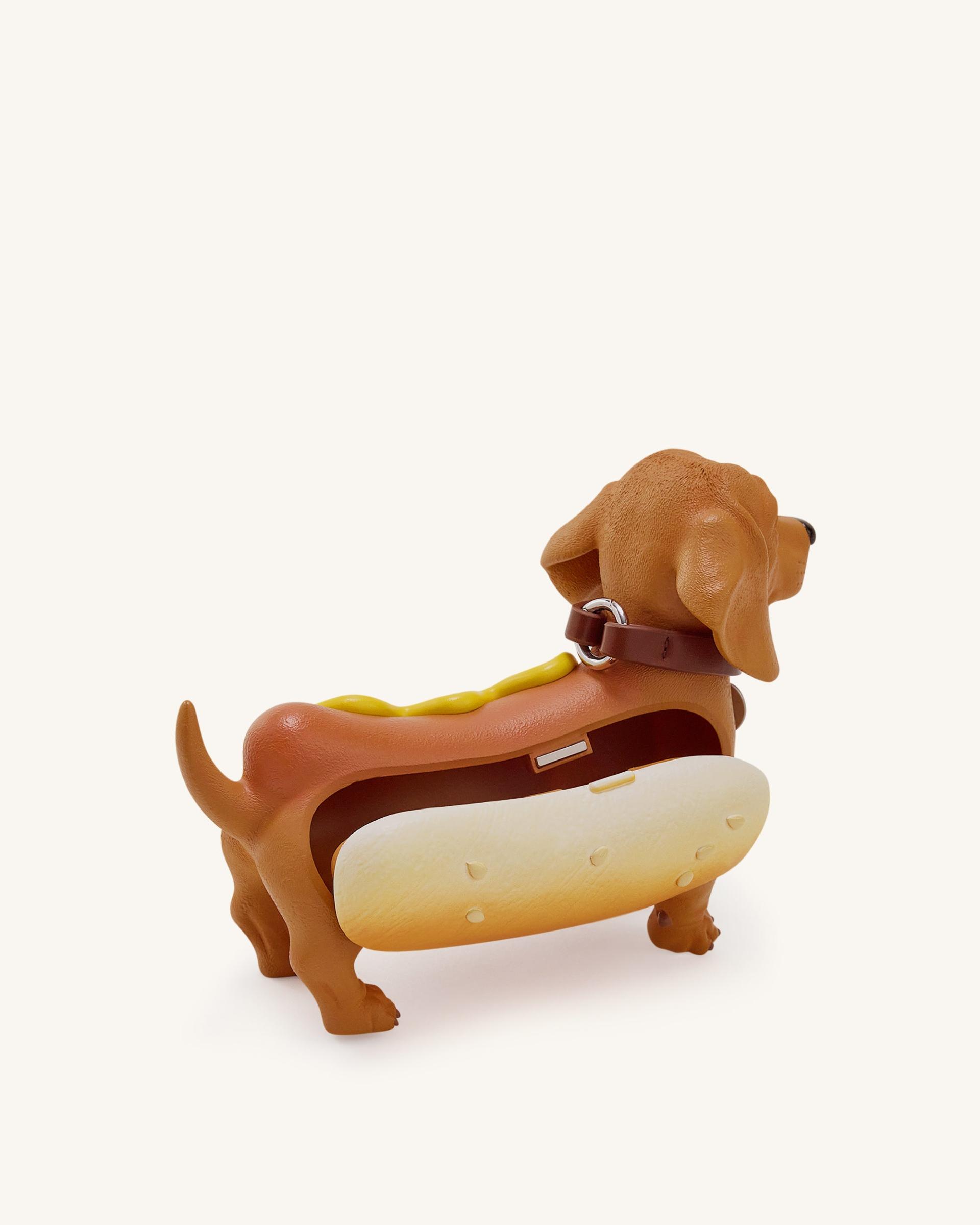 Dachshund Hot Dog Bag - Brown/Yellow 4