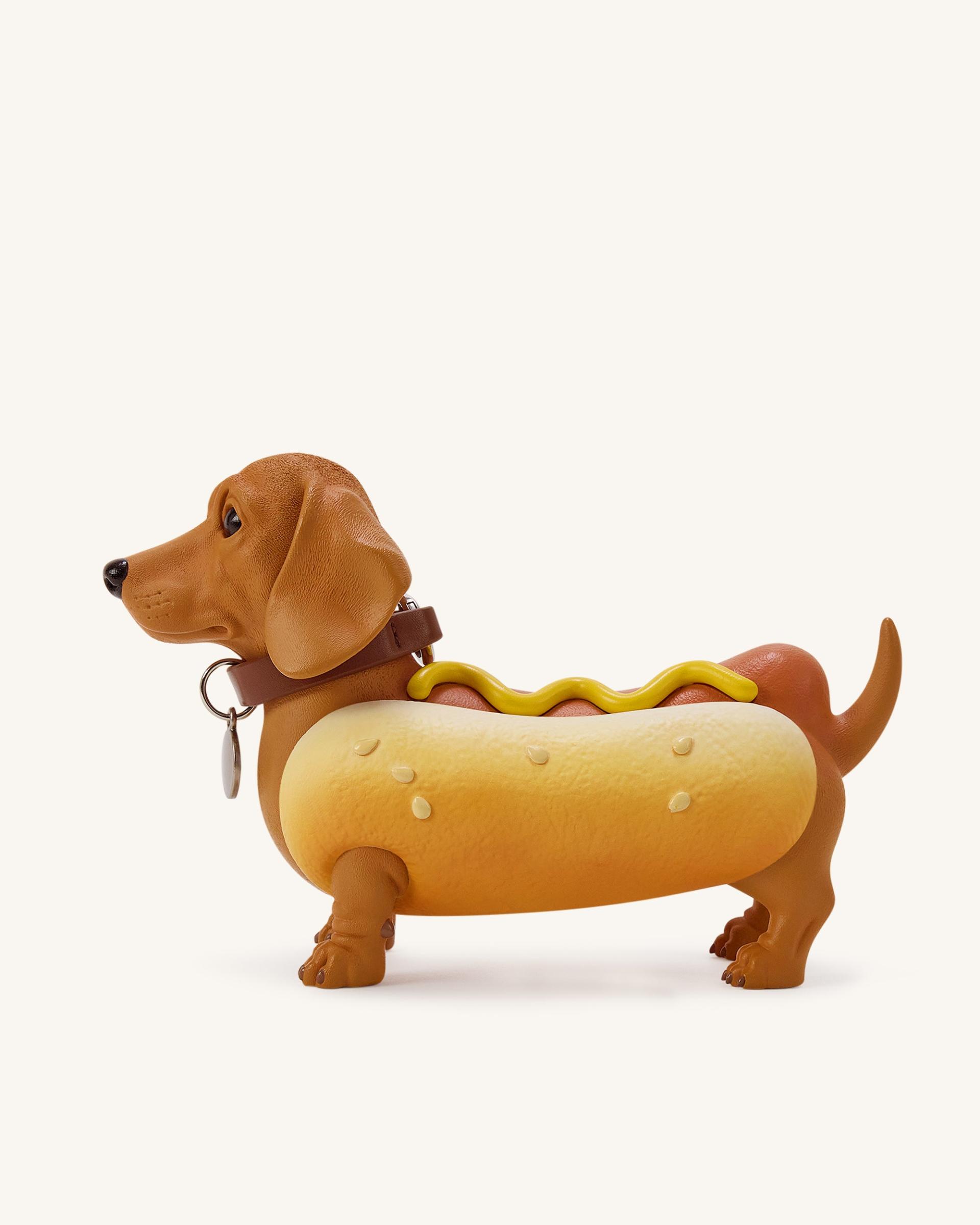 Dachshund Hot Dog Bag - Brown/Yellow 2