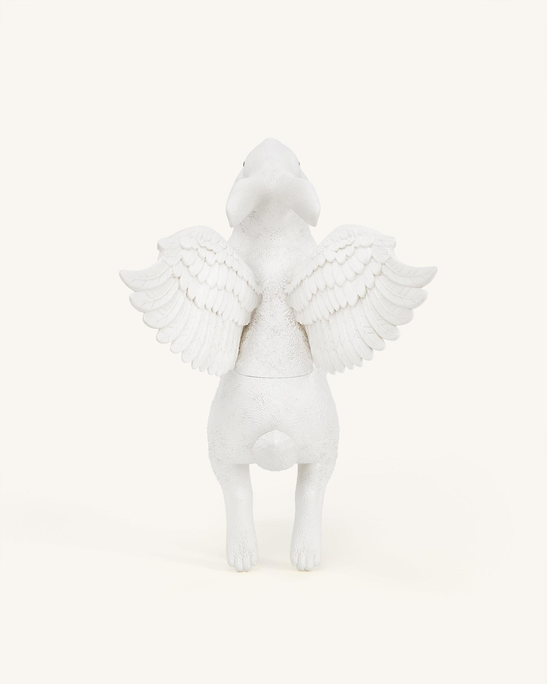 Flying Bunny Shaped Bag - White 3