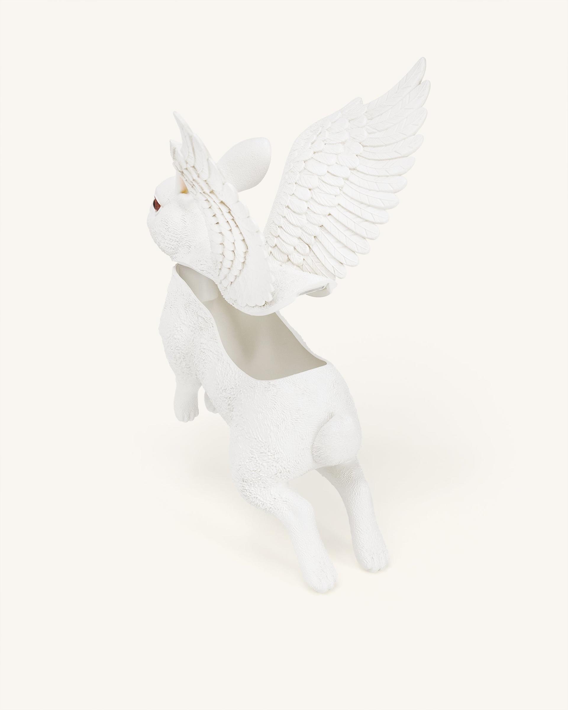 Flying Bunny Shaped Bag - White 4
