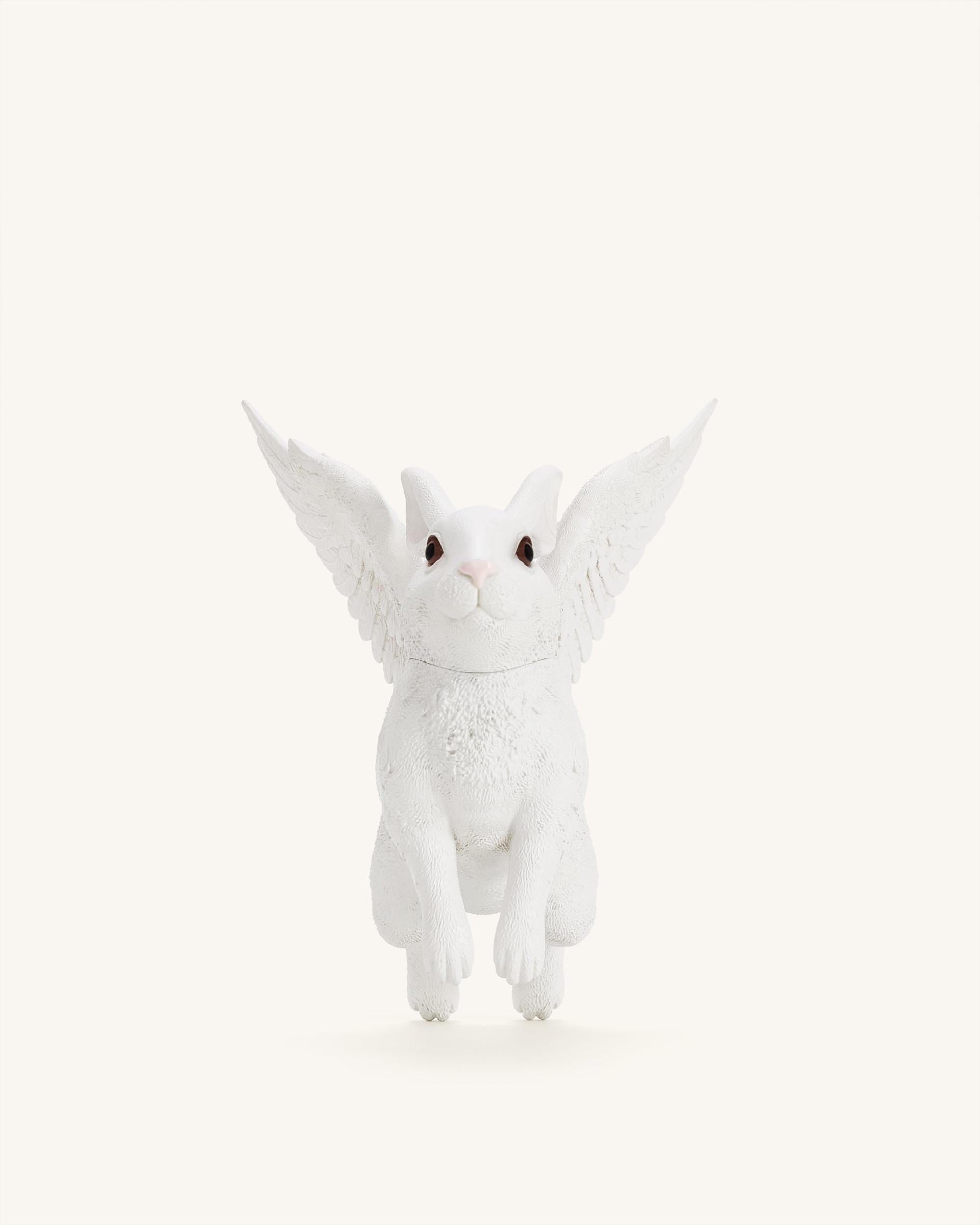Flying Bunny Shaped Bag - White 2