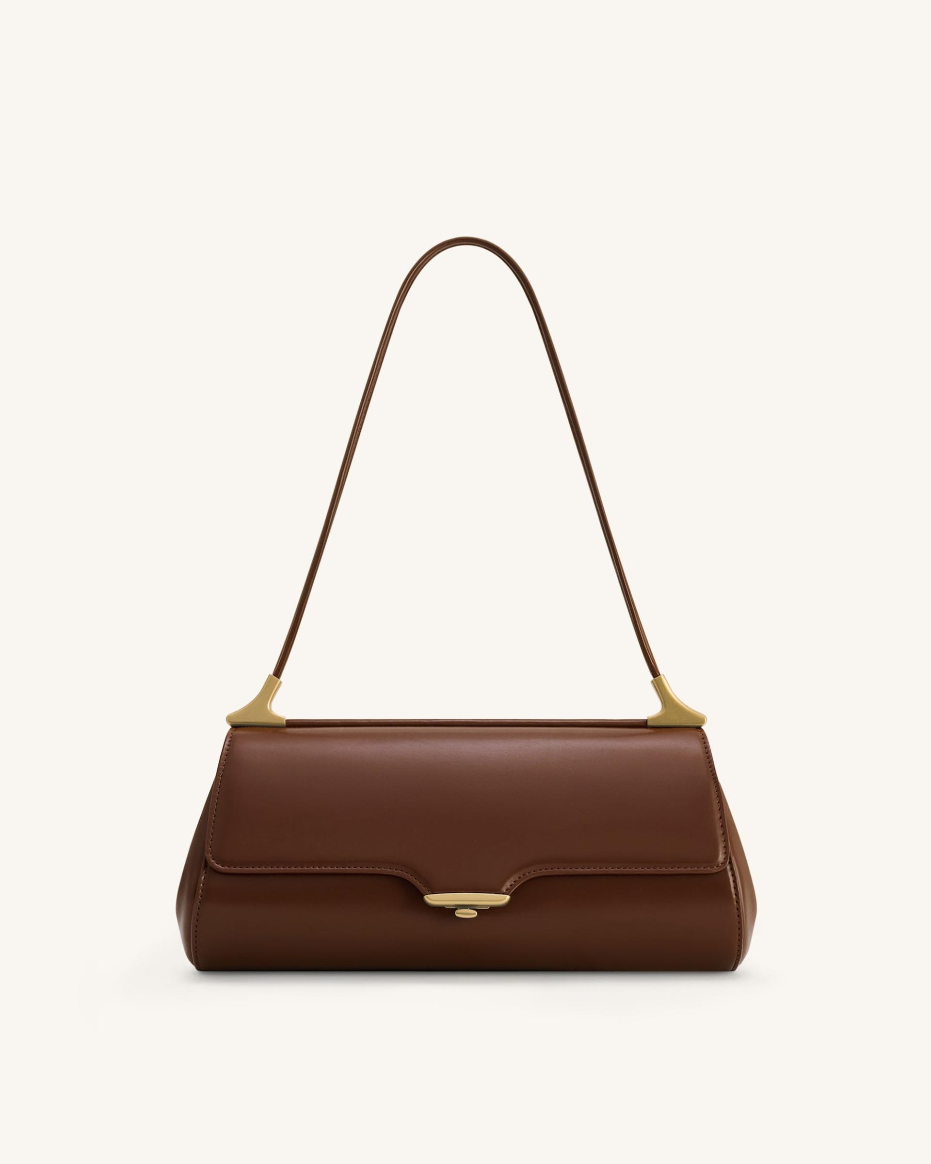 Eloise Shoulder Bag - Deep Brown