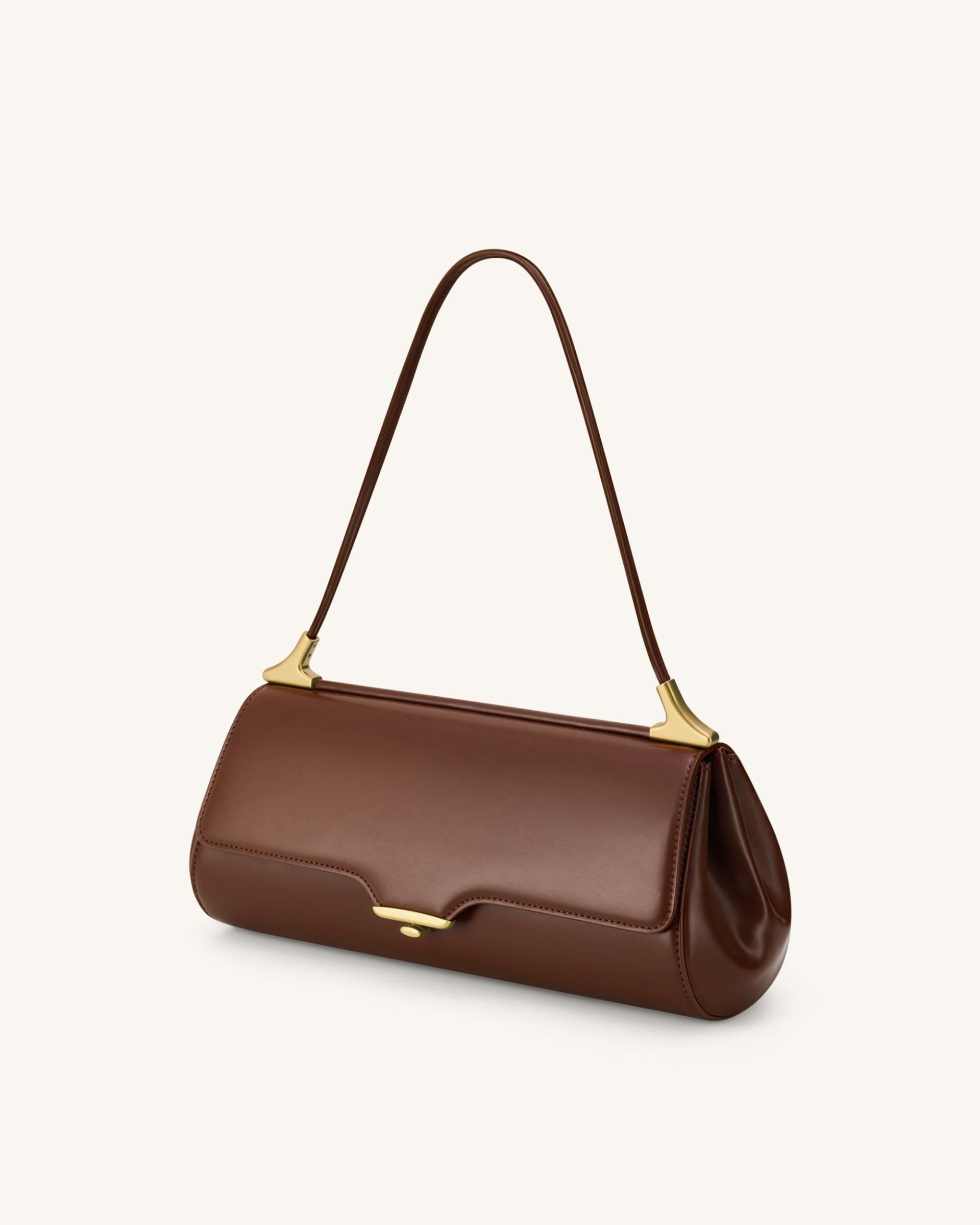 Eloise Shoulder Bag - Deep Brown 2