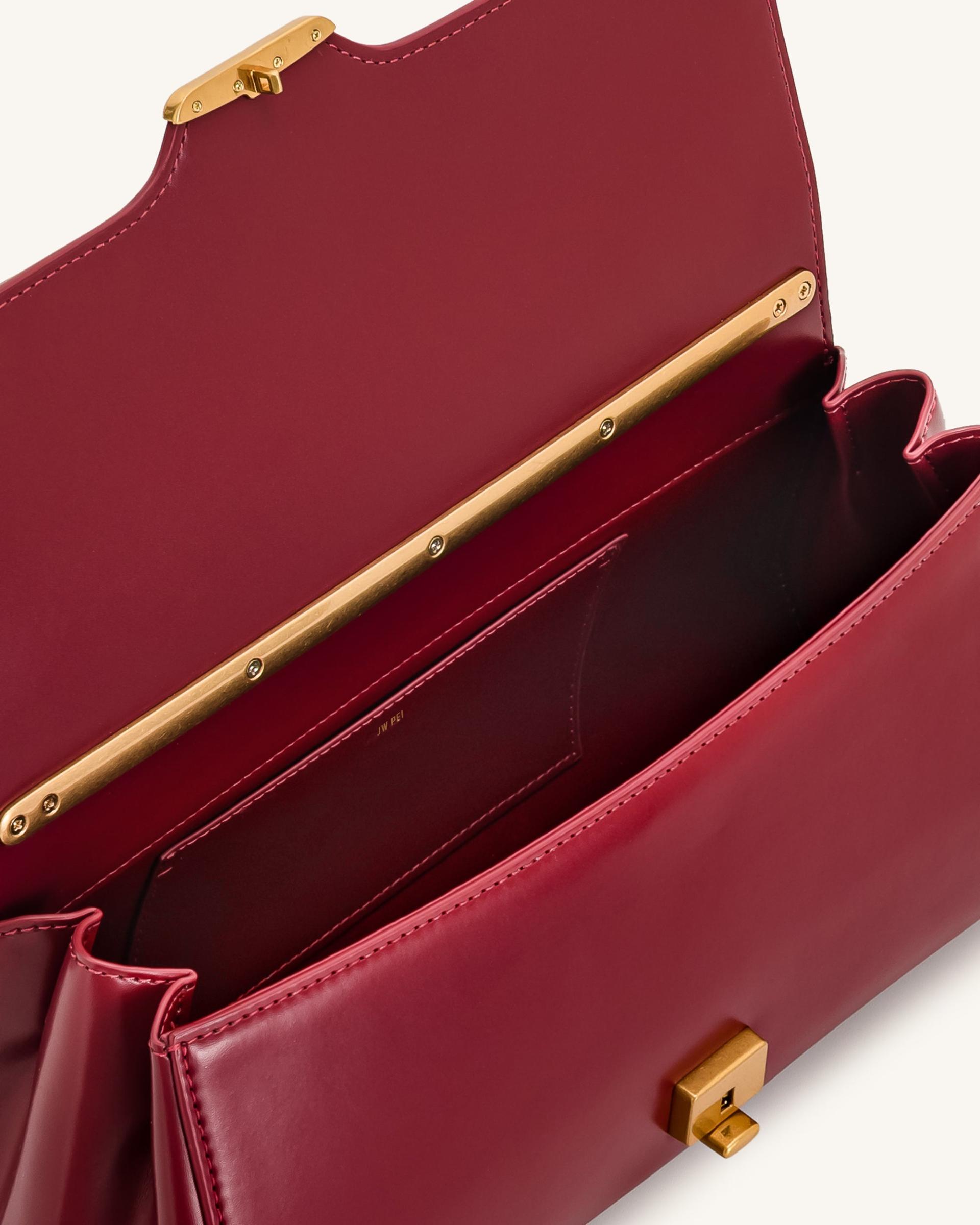 Eloise Shoulder Bag - Burgundy 4