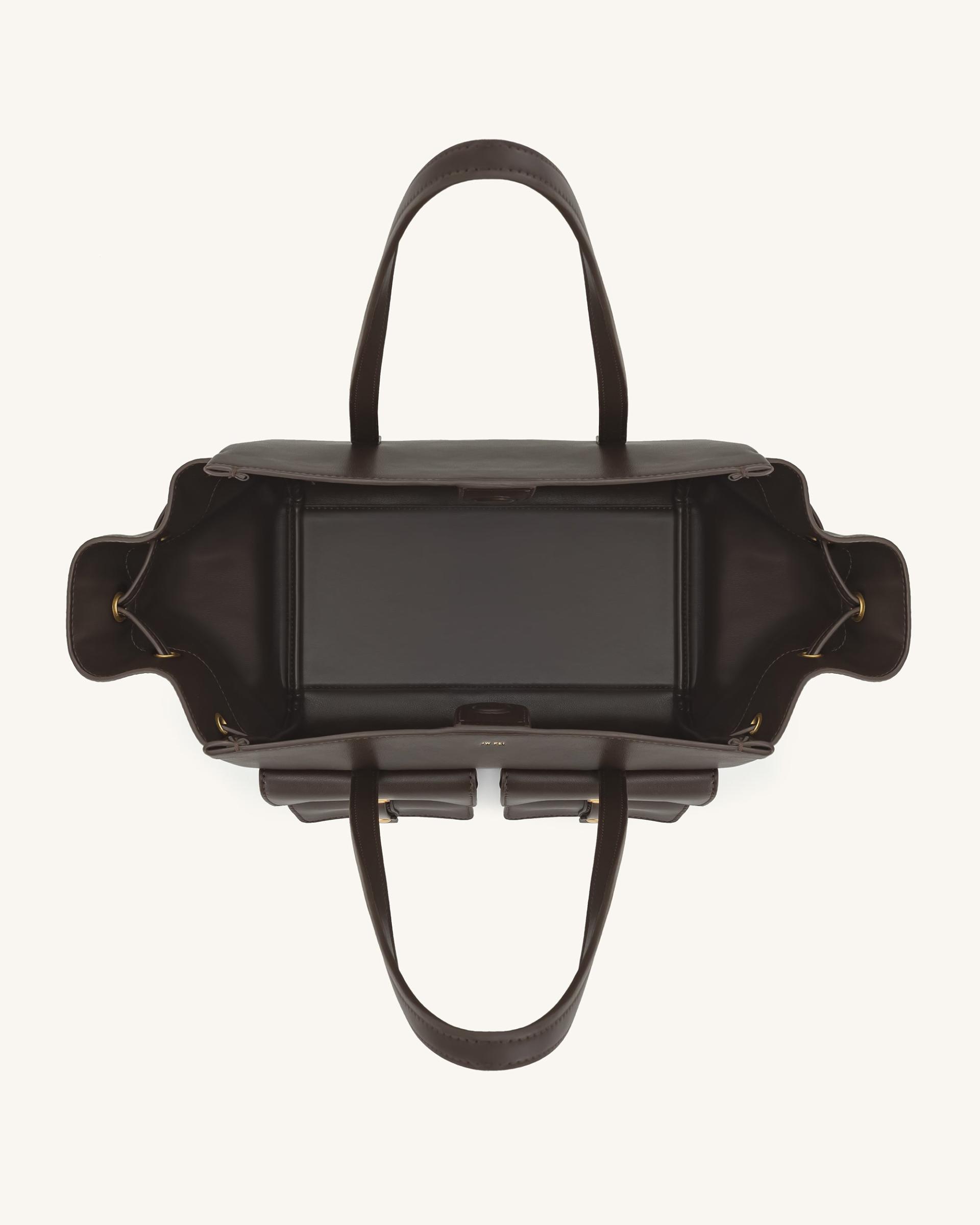 Linda Tote Bag - Dark Brown 4