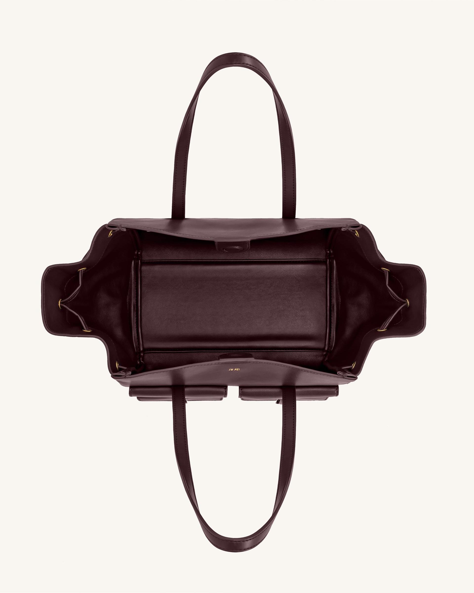 Linda Tote Bag - Deep Burgundy 4