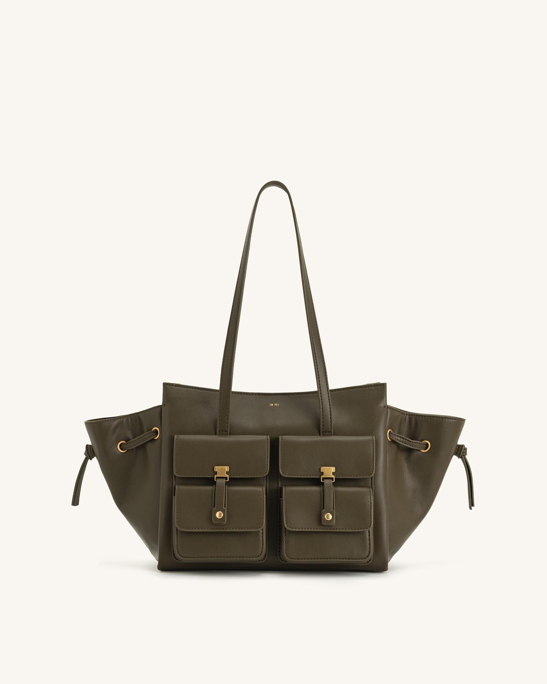Linda Tote Bag - Dark Olive