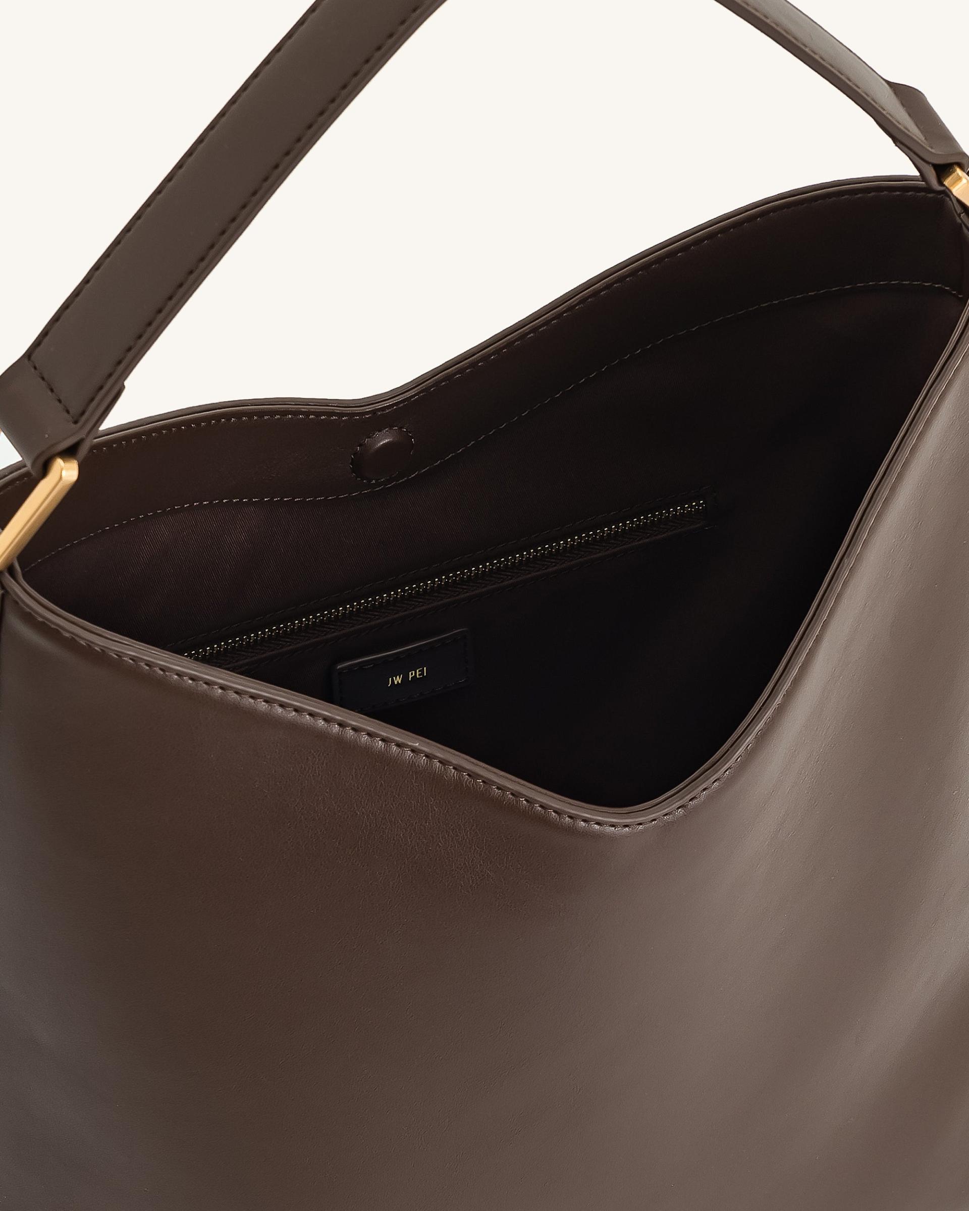 Aria Shoulder Bag - Dark Brown 4