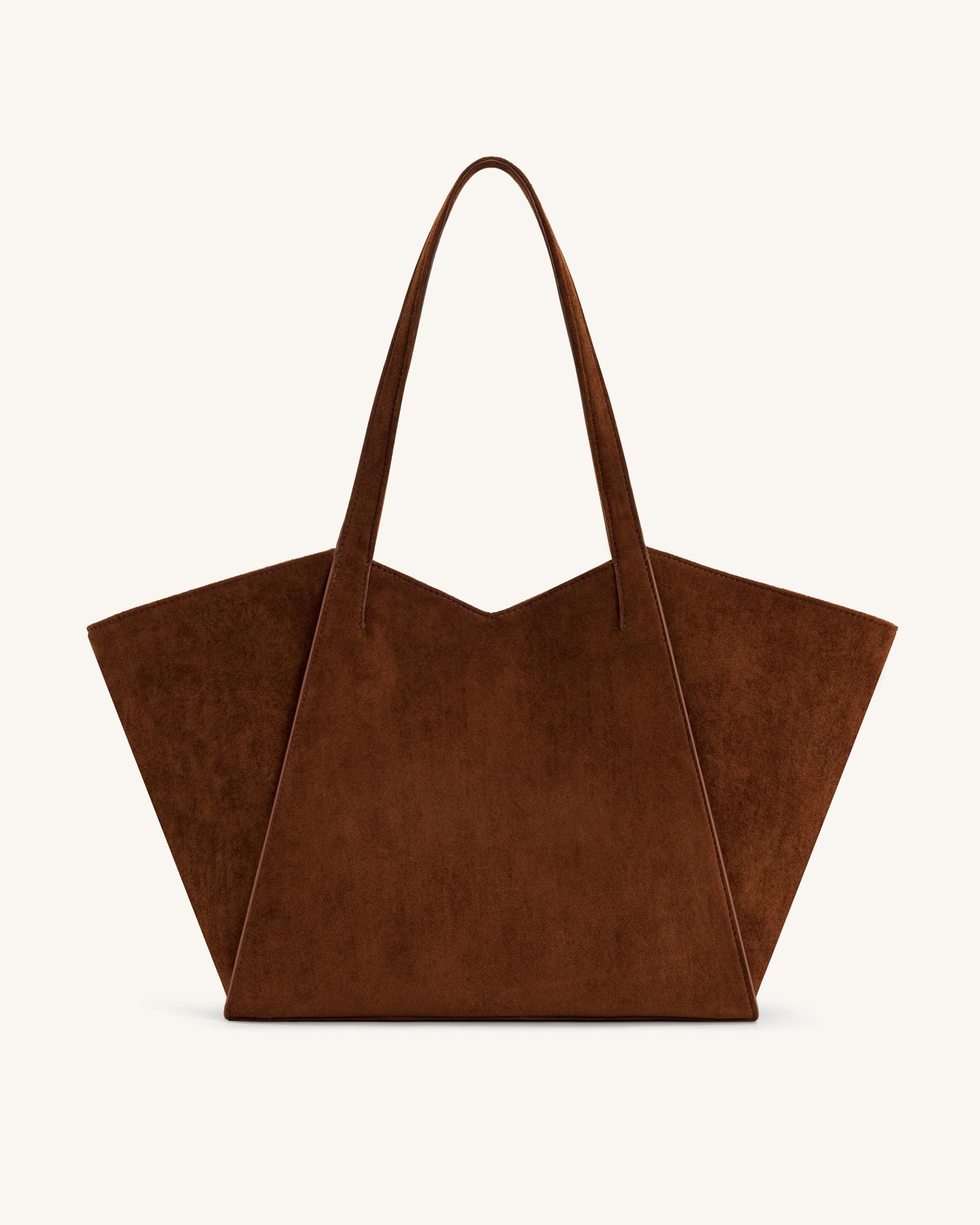 Kiana Large Capacity Tote Bag - Dark Brown 3