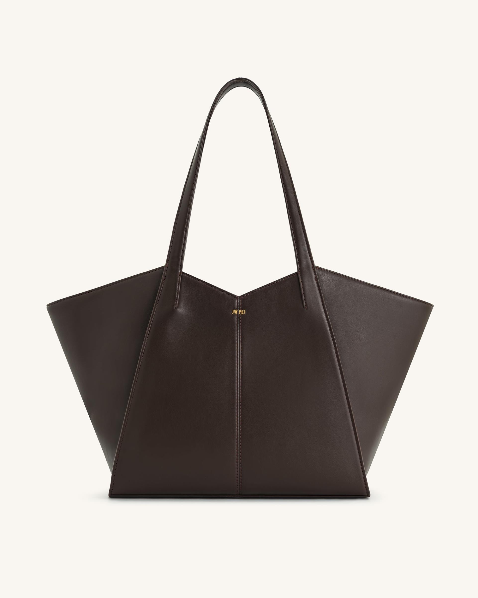 Kiana Large Capacity Tote Bag - Caramel