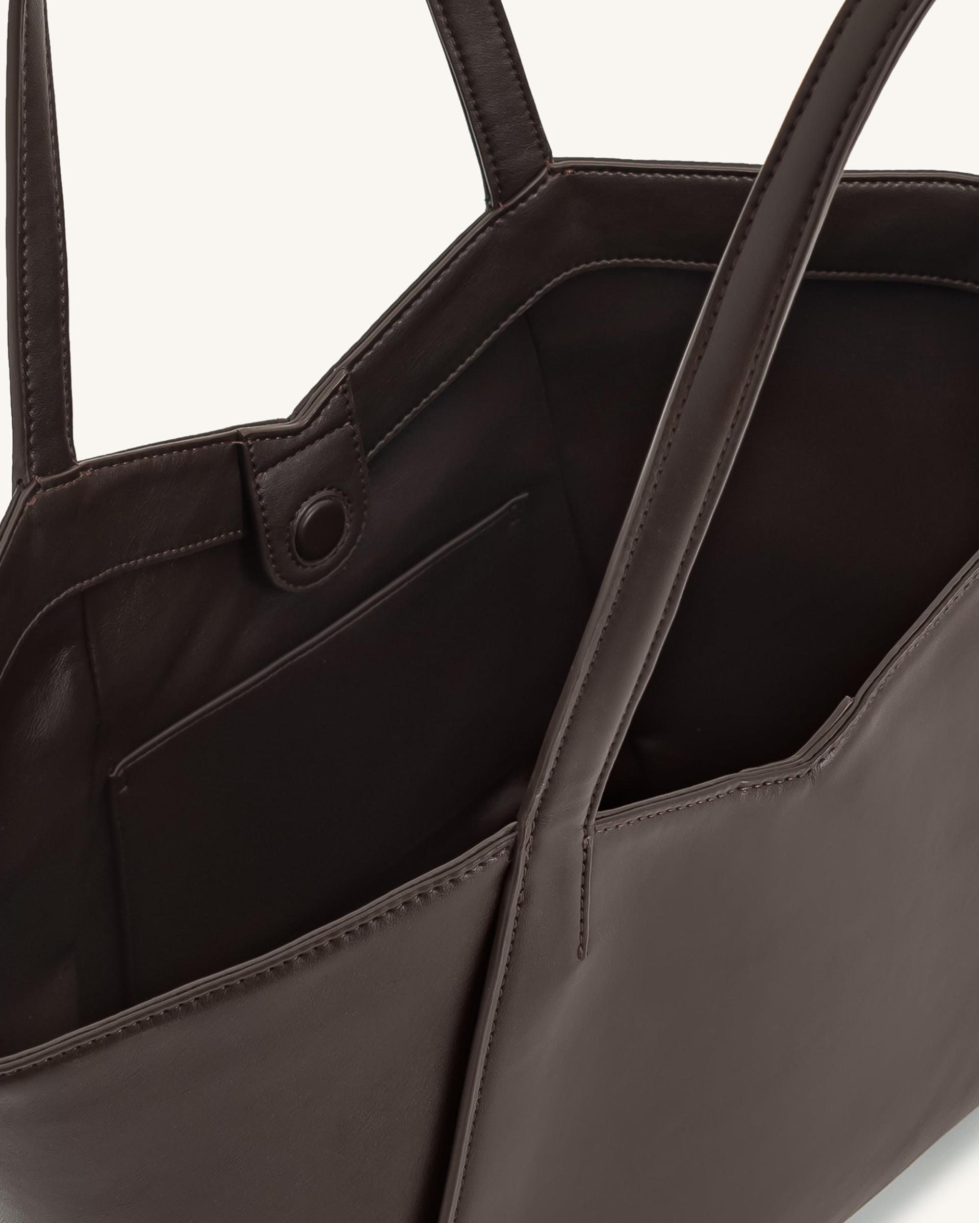 Kiana Large Capacity Tote Bag - Caramel 4