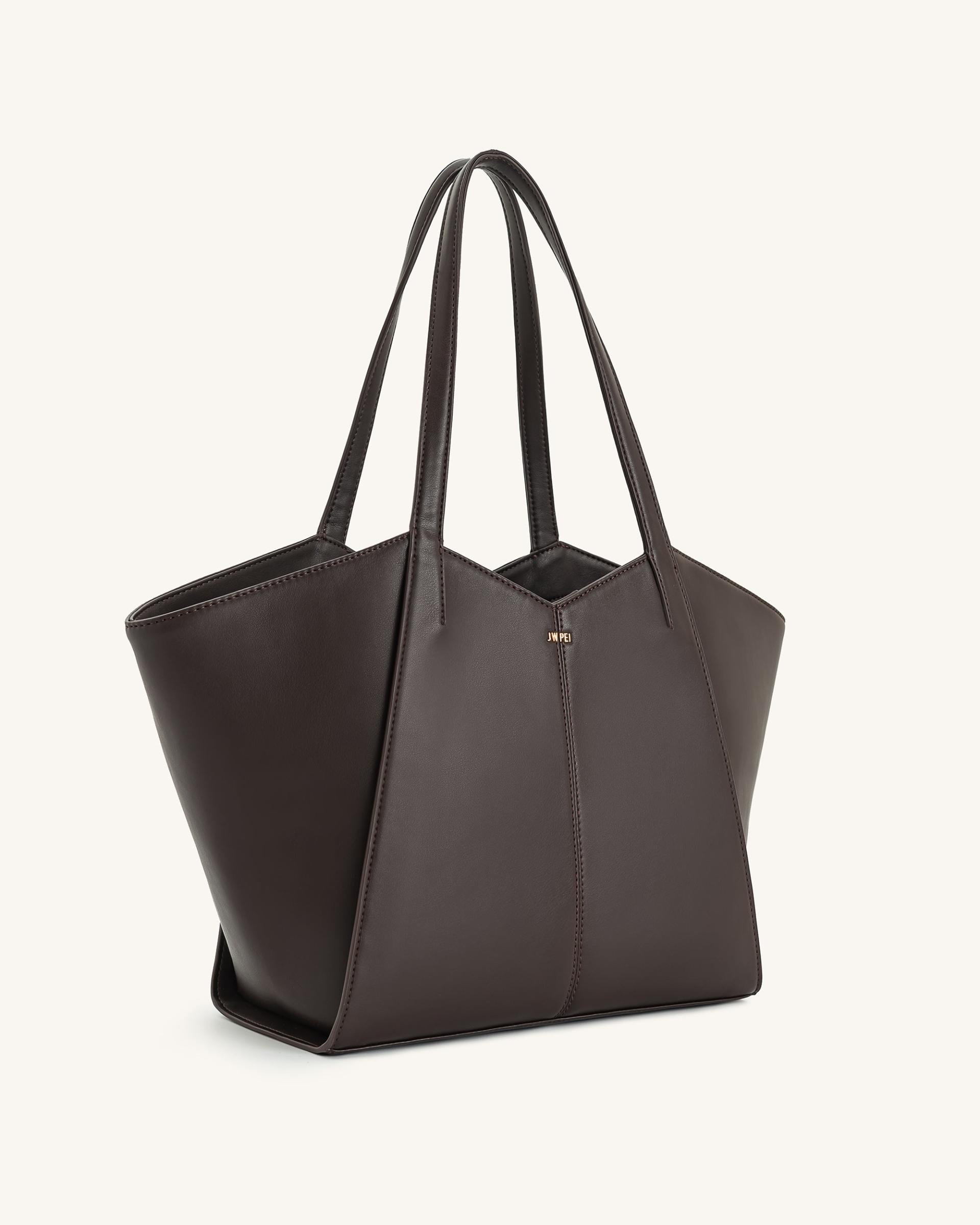 Kiana Large Capacity Tote Bag - Caramel 2