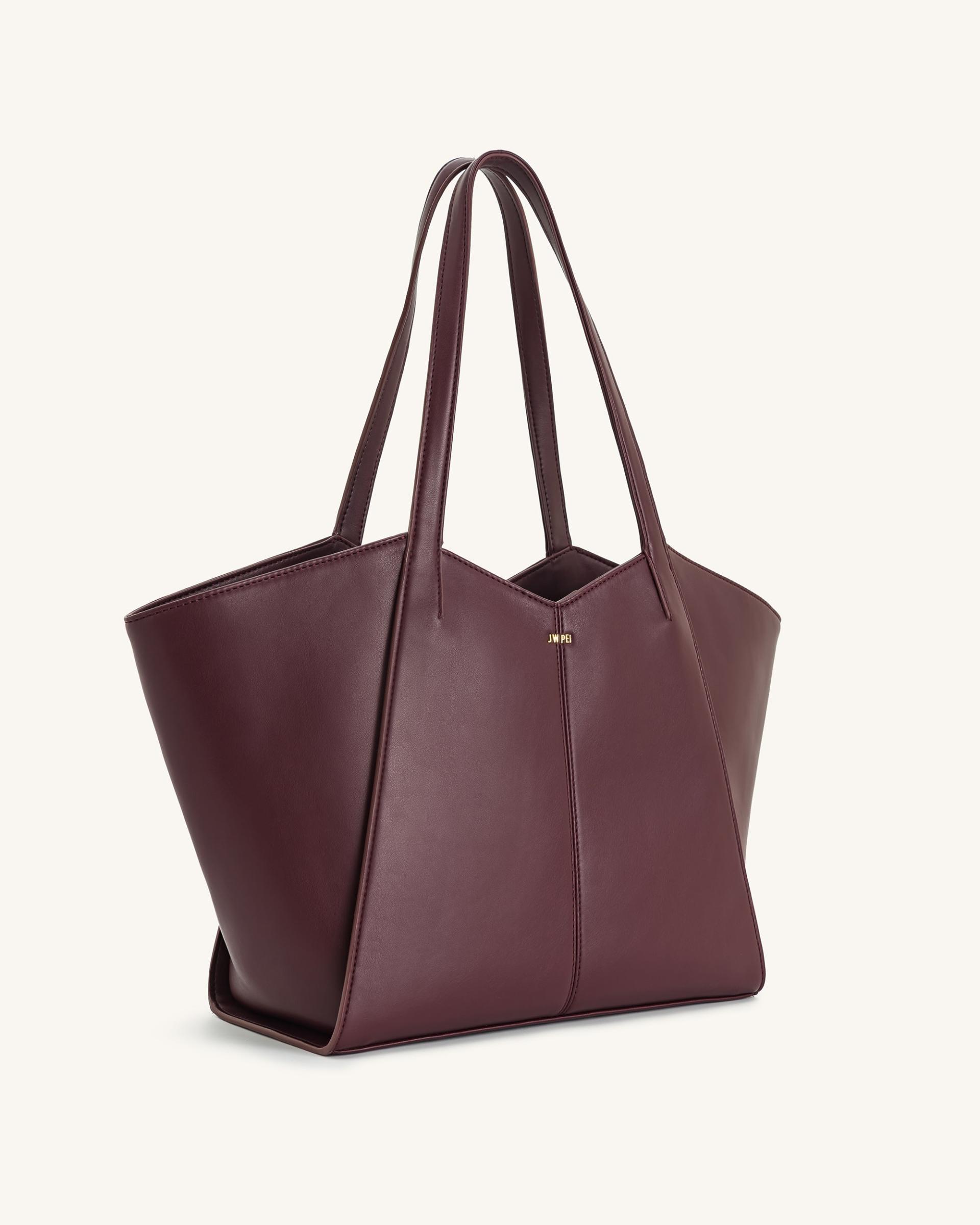 Kiana Large Capacity Tote Bag - Deep Claret 2