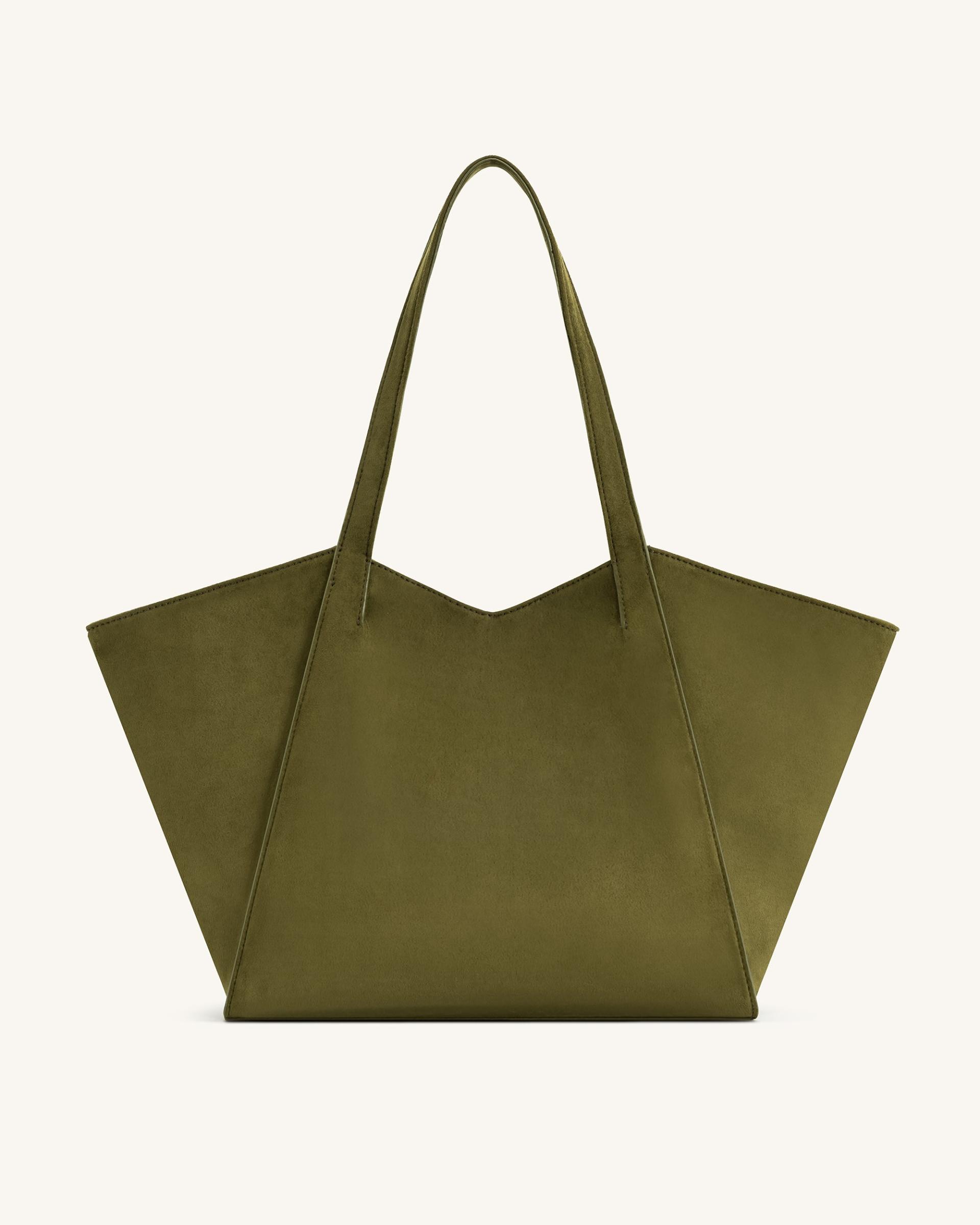 Kiana Large Capacity Tote Bag - Dark Olive 3