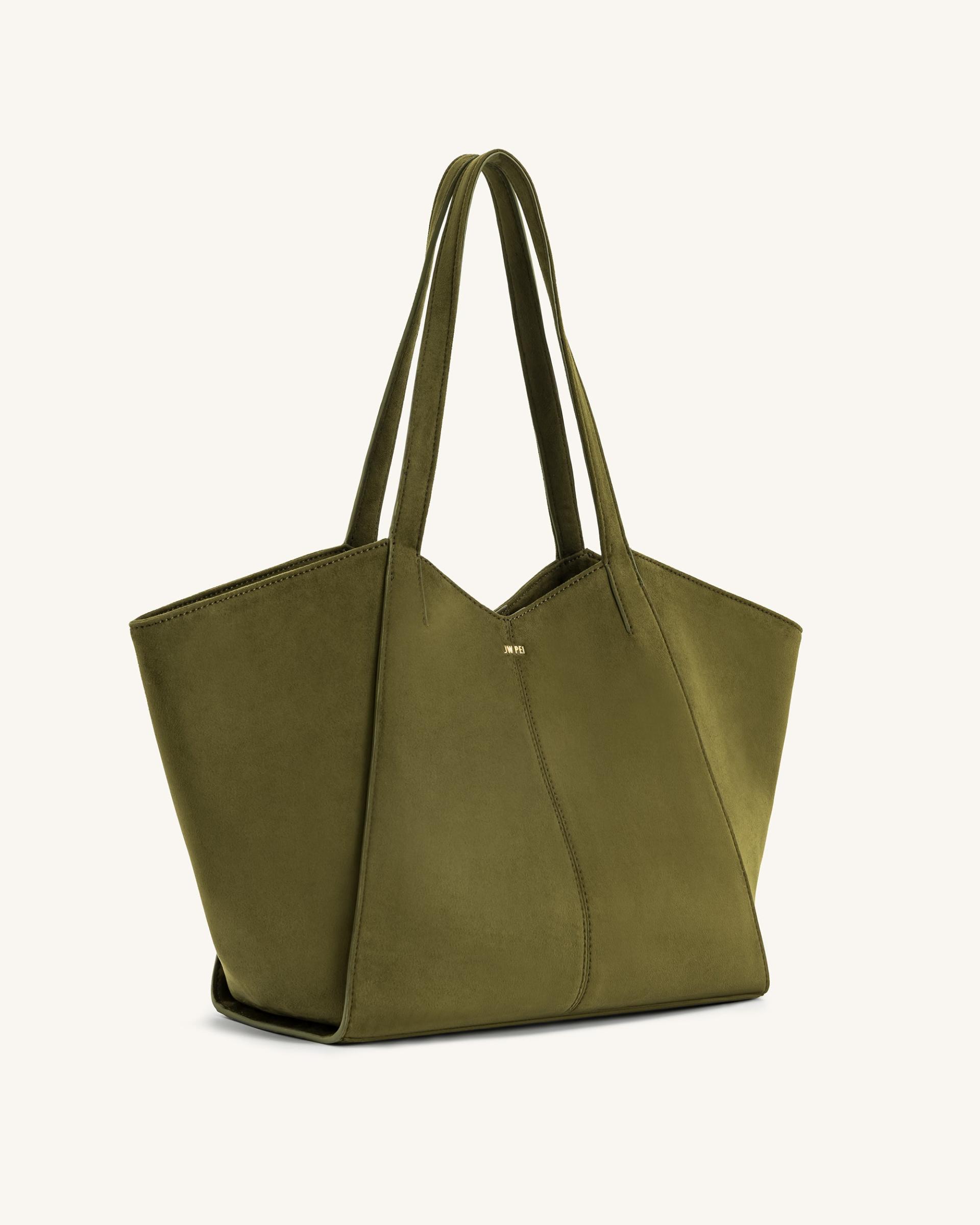 Kiana Large Capacity Tote Bag - Dark Olive 2