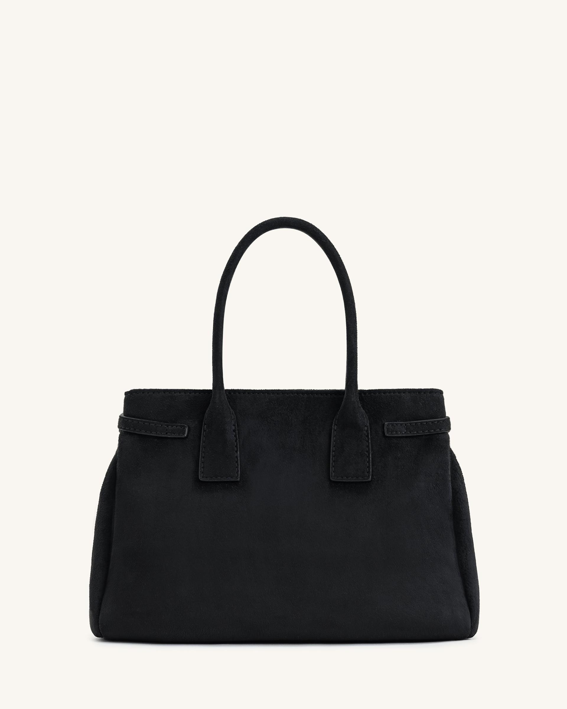 Miley Belt Embellished Tote Bag - Black 3