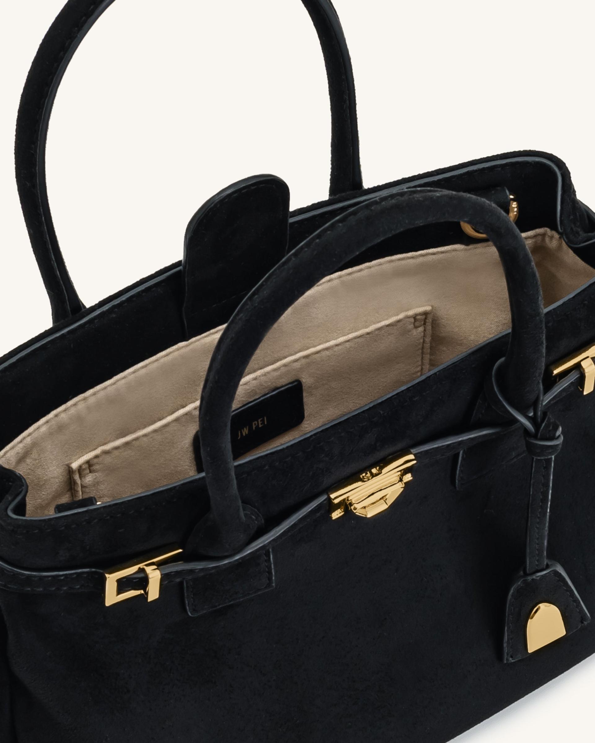 Miley Belt Embellished Tote Bag - Black 4