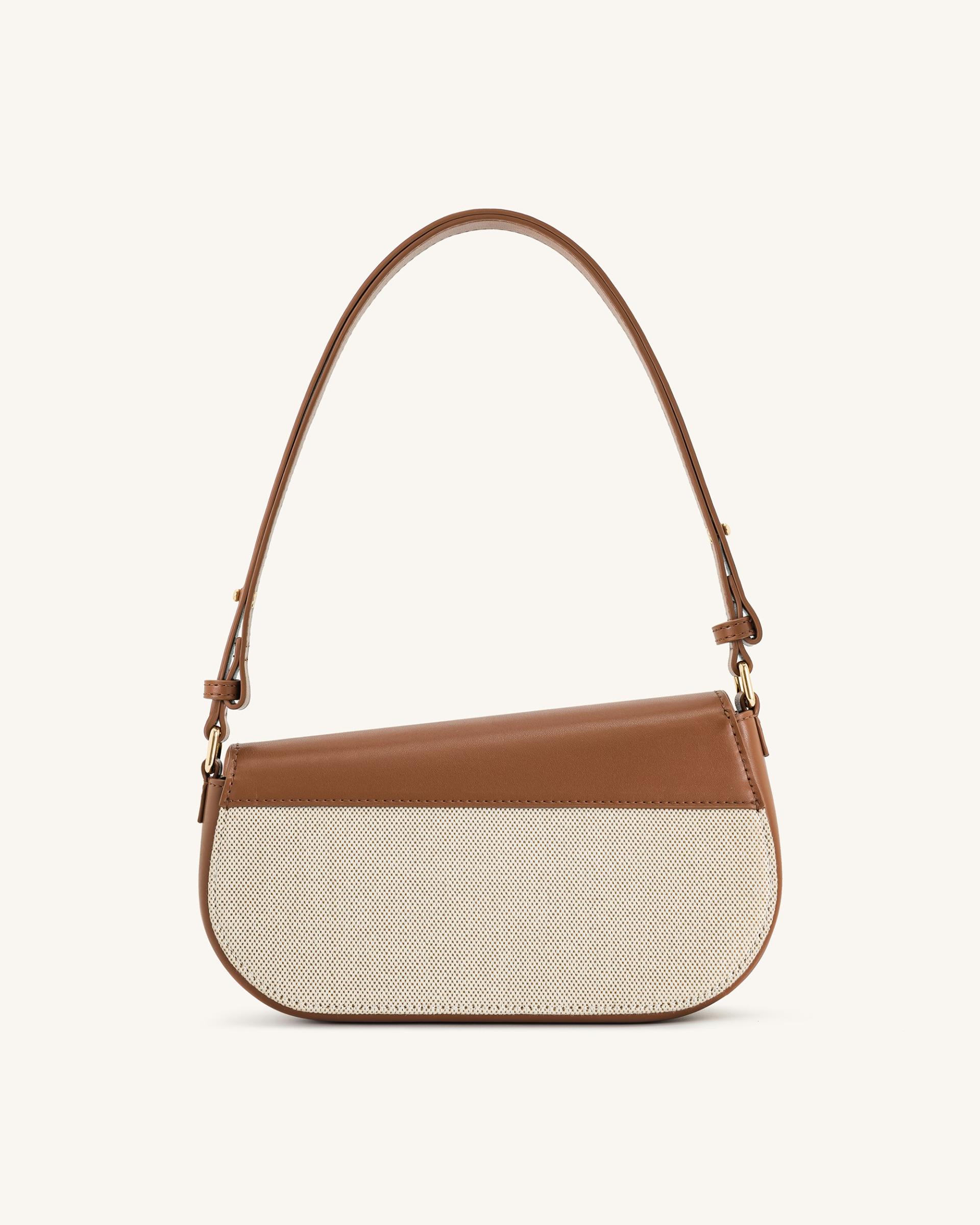 Addisyn Shoulder Bag - Brown Canvas 3