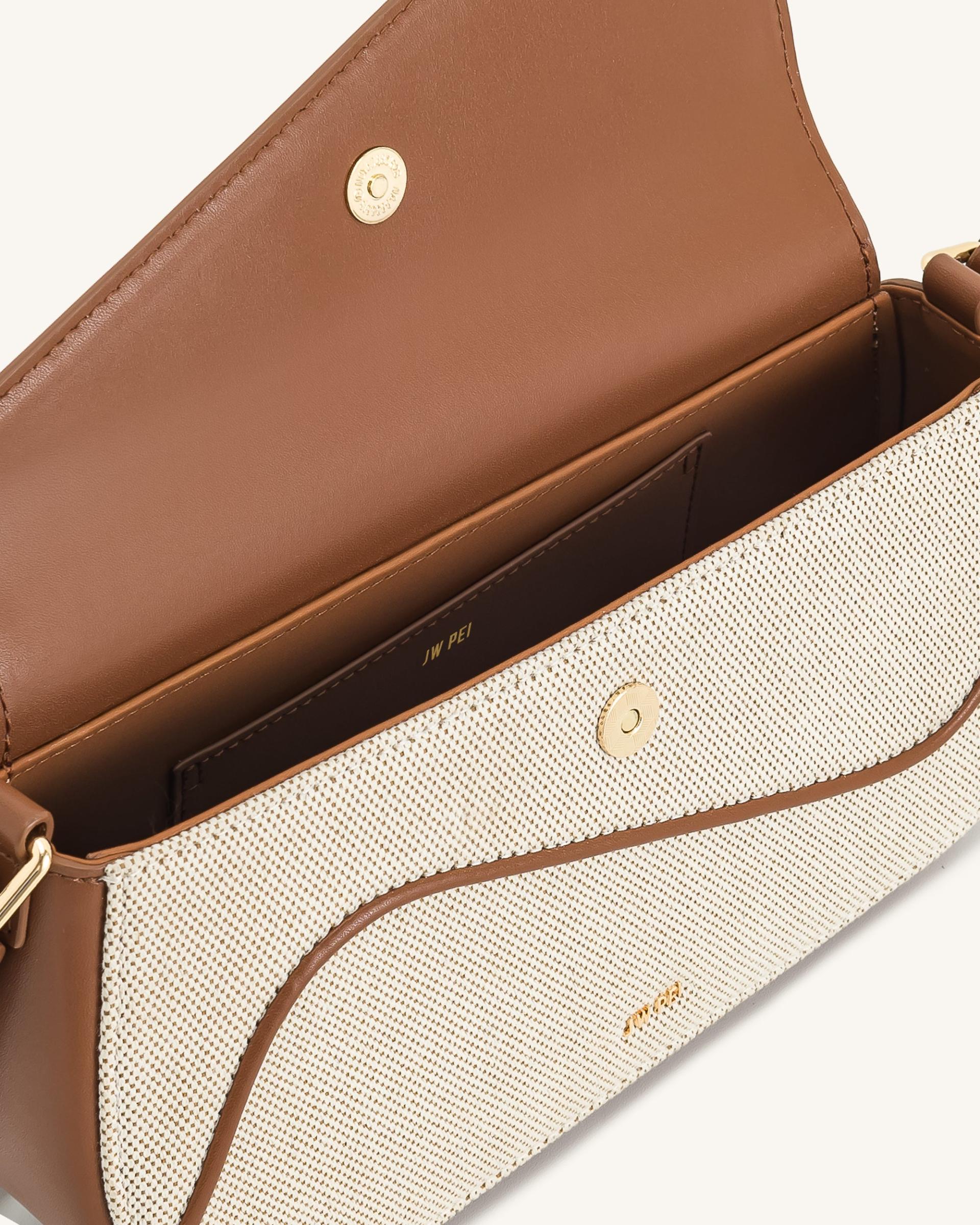 Addisyn Shoulder Bag - Brown Canvas 4