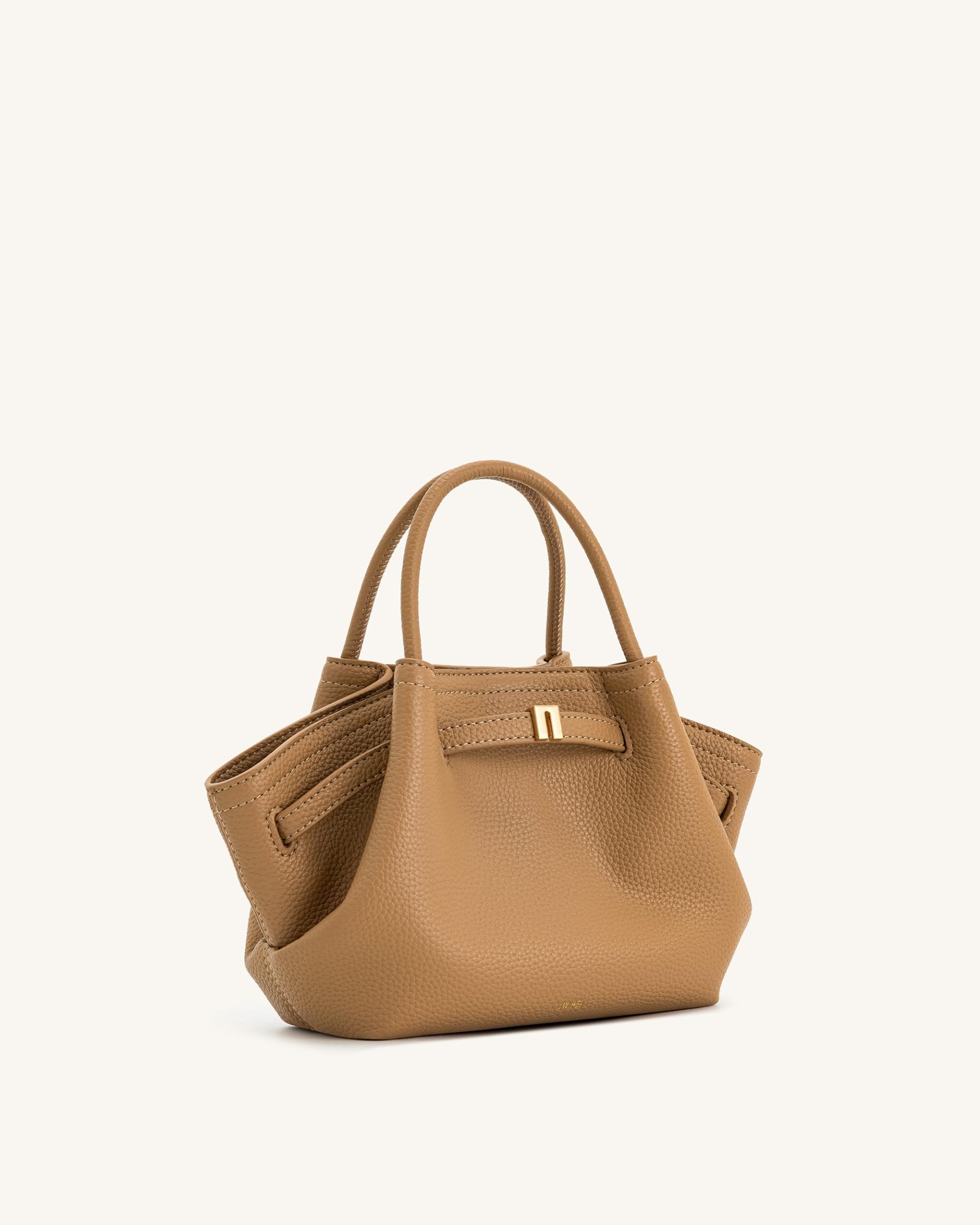 Hana Mini Tote Bag - Latte Color 4