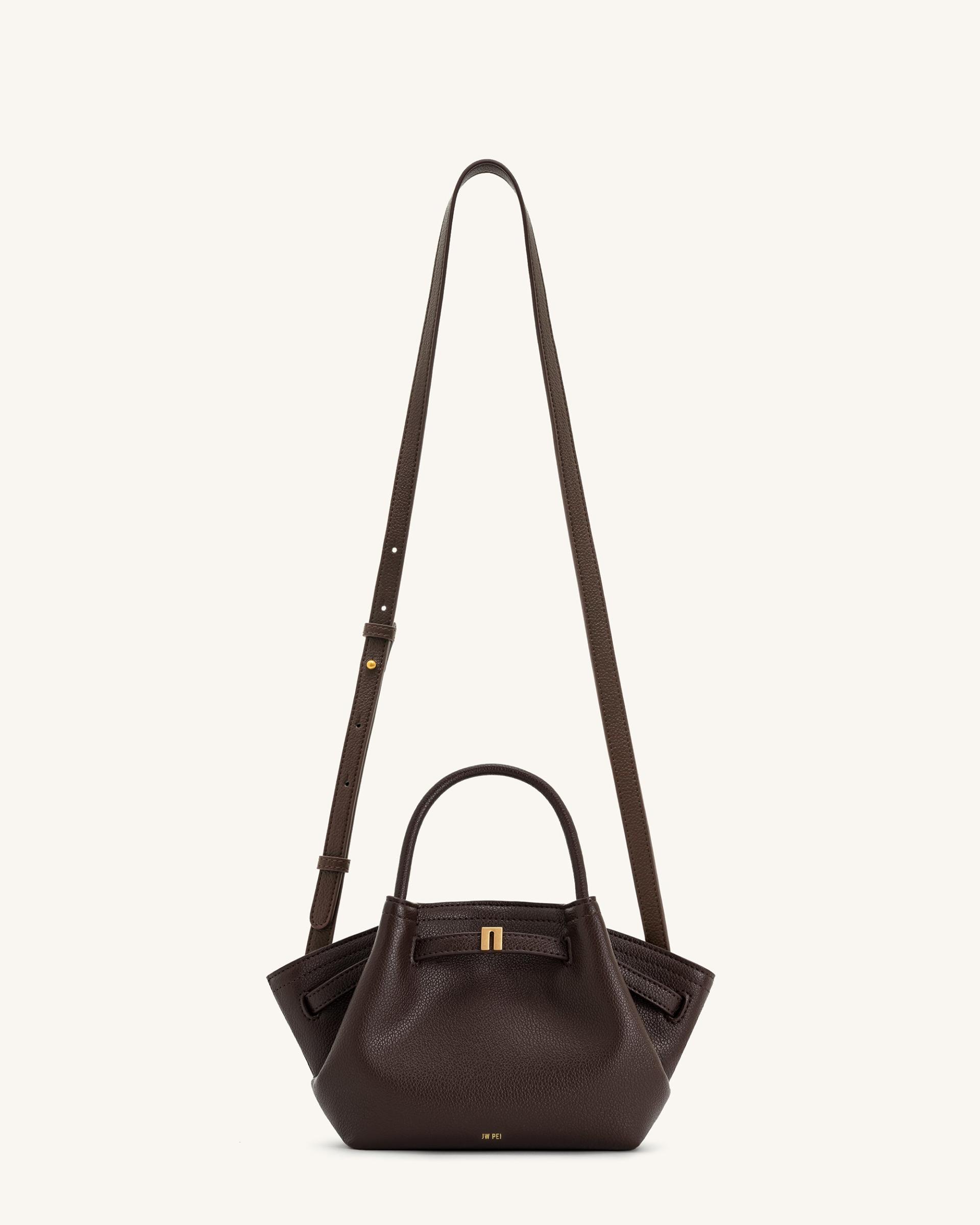 Hana Mini Tote Bag - Dark Brown 2