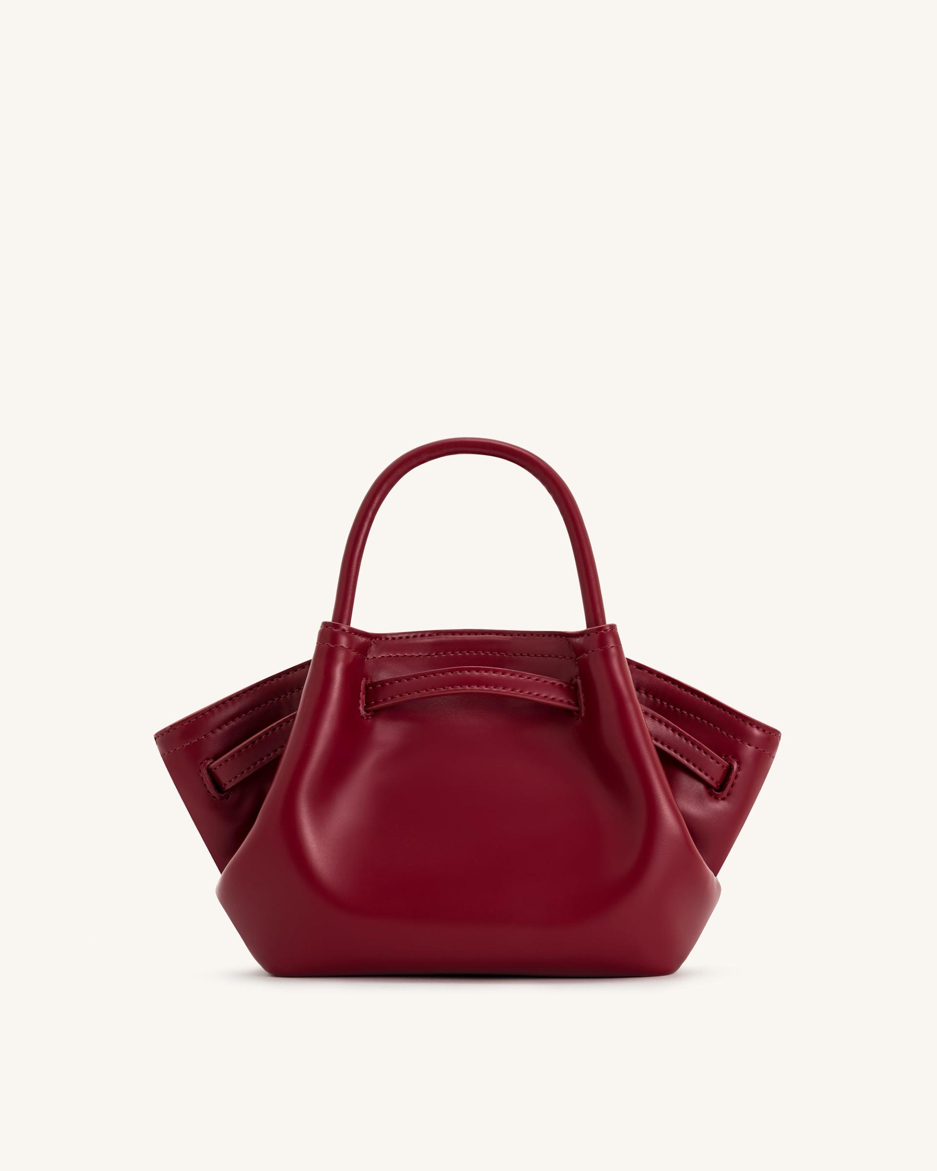Hana Mini Tote Bag - Claret 4