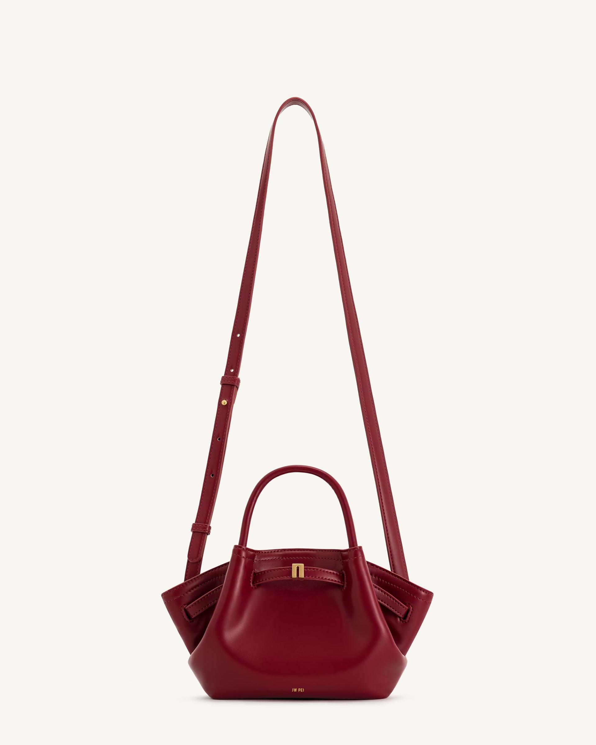 Hana Mini Tote Bag - Claret 2