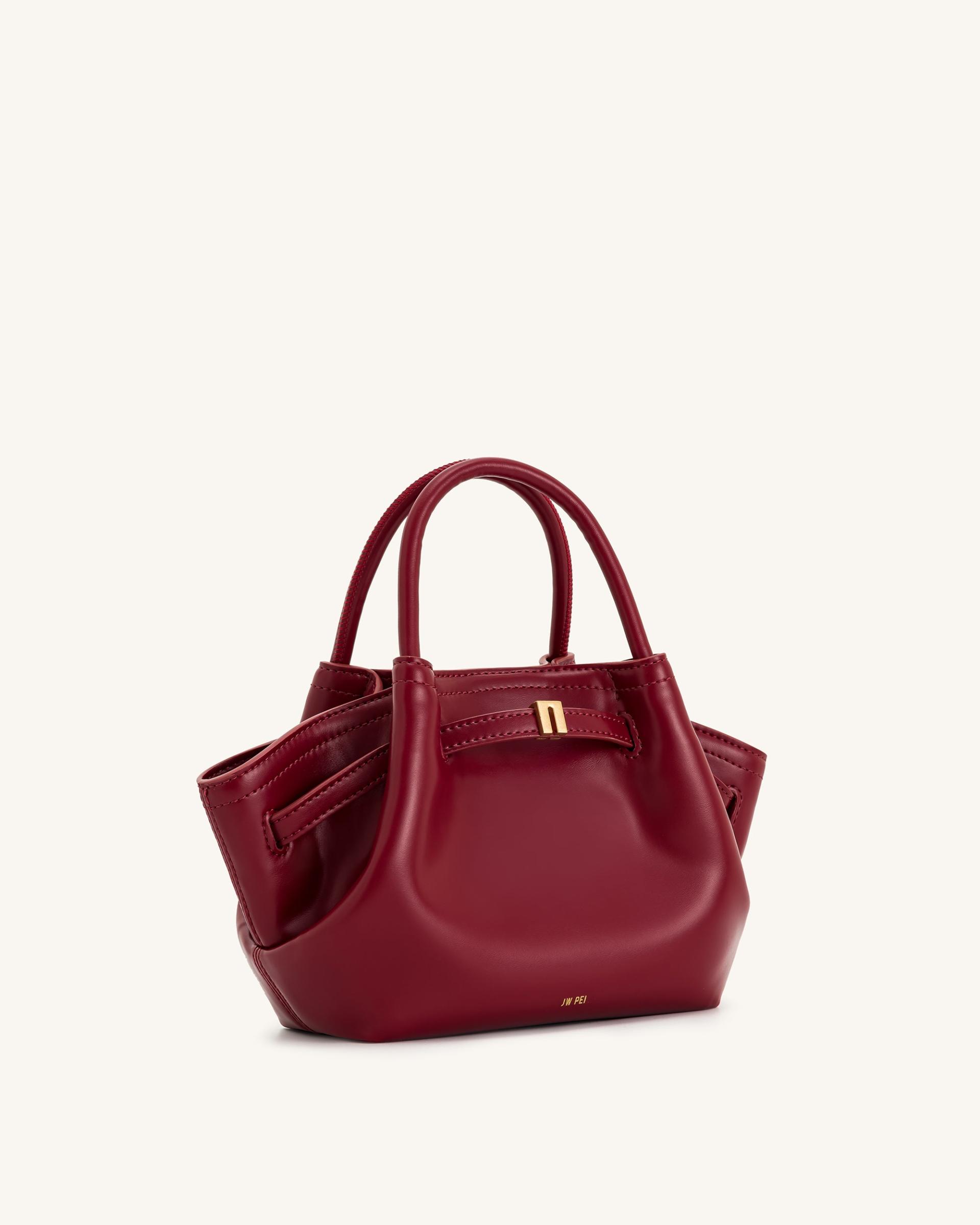 Hana Mini Tote Bag - Claret 3