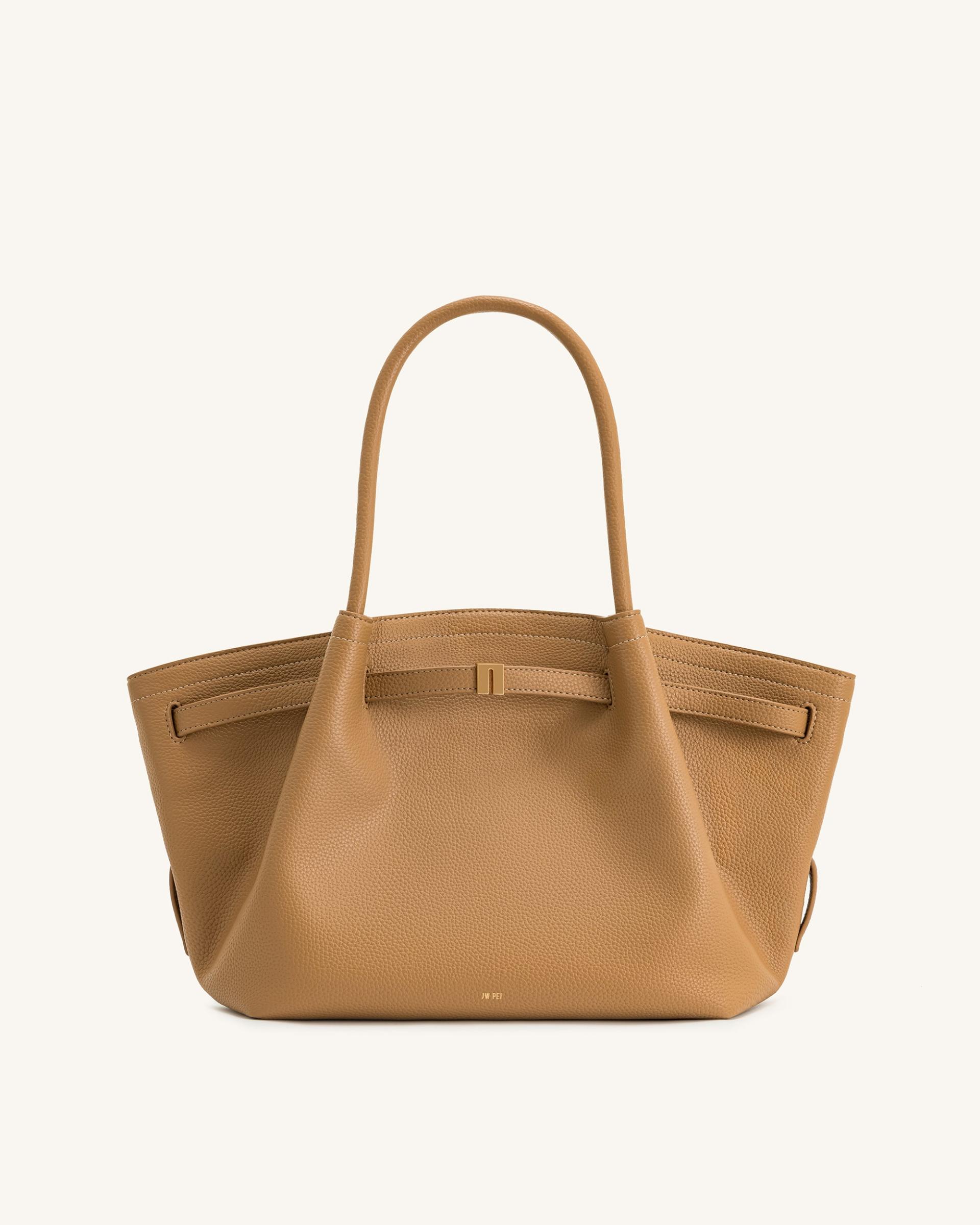Hana Medium Tote Bag - Latte Color 2