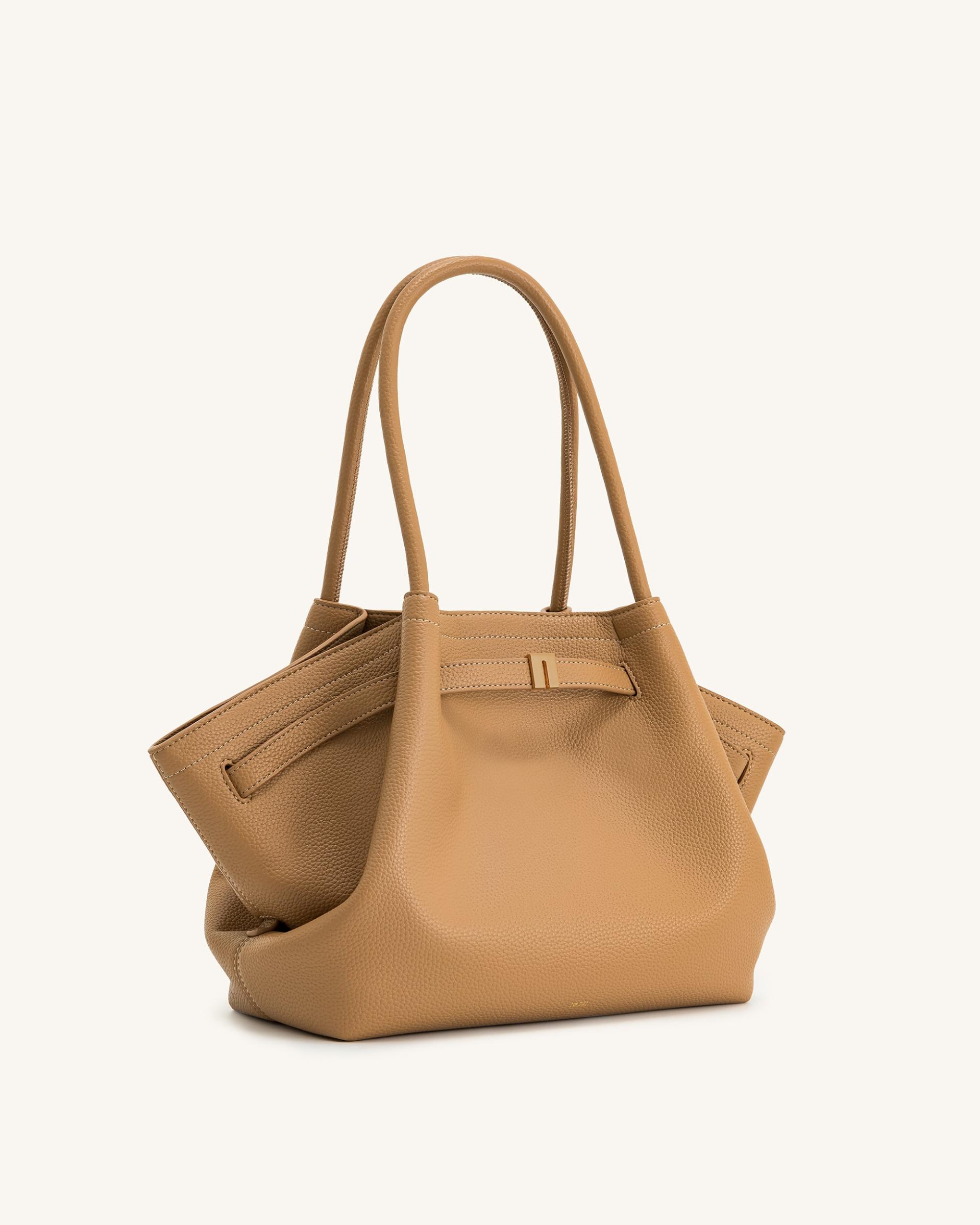 Hana Medium Tote Bag - Latte Color 3