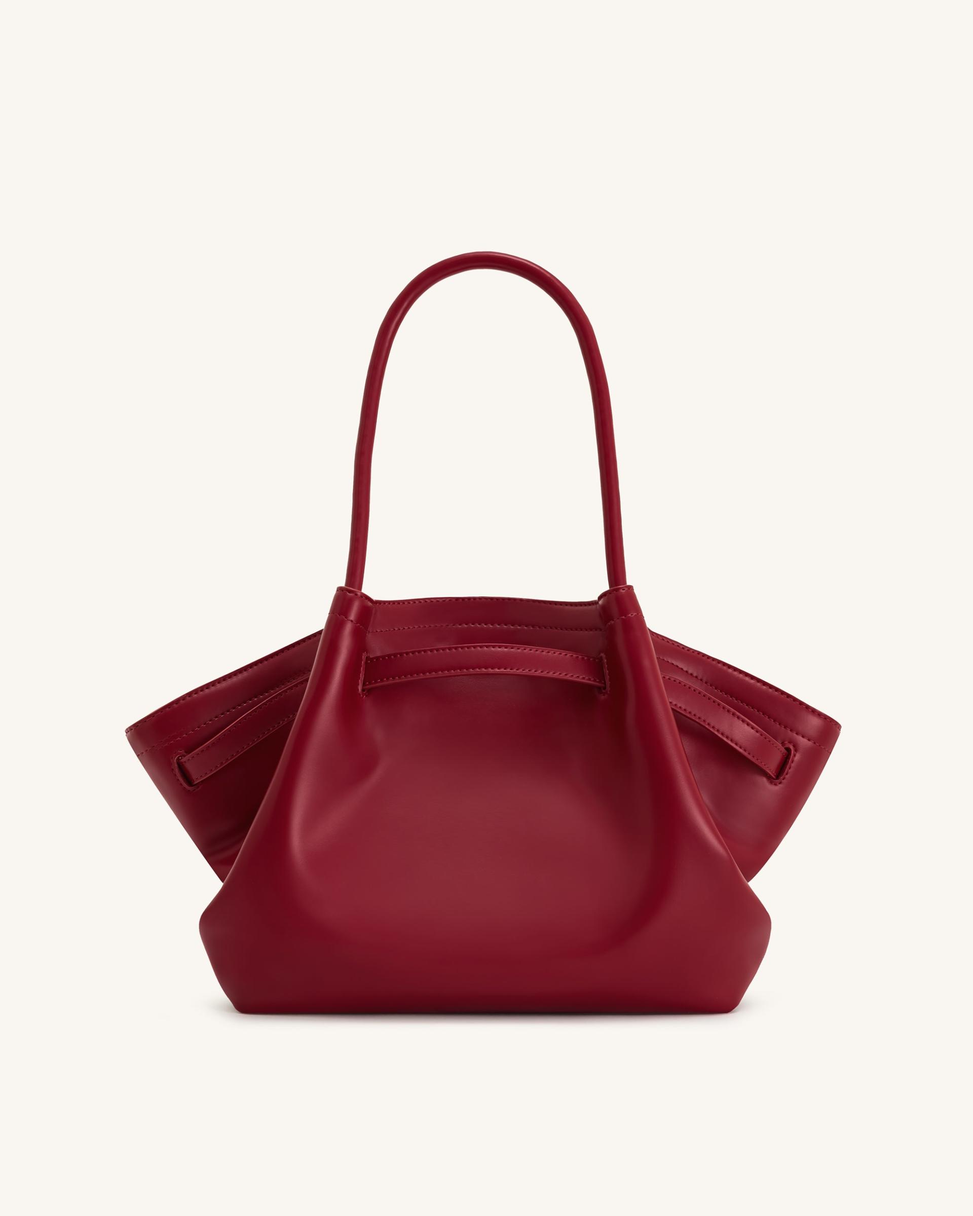 Hana Medium Tote Bag - Claret 4