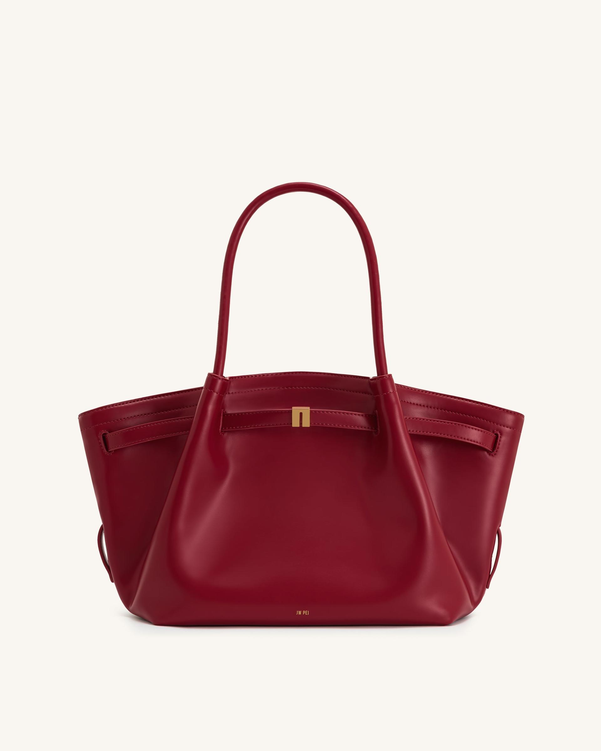 Hana Medium Tote Bag - Claret 2