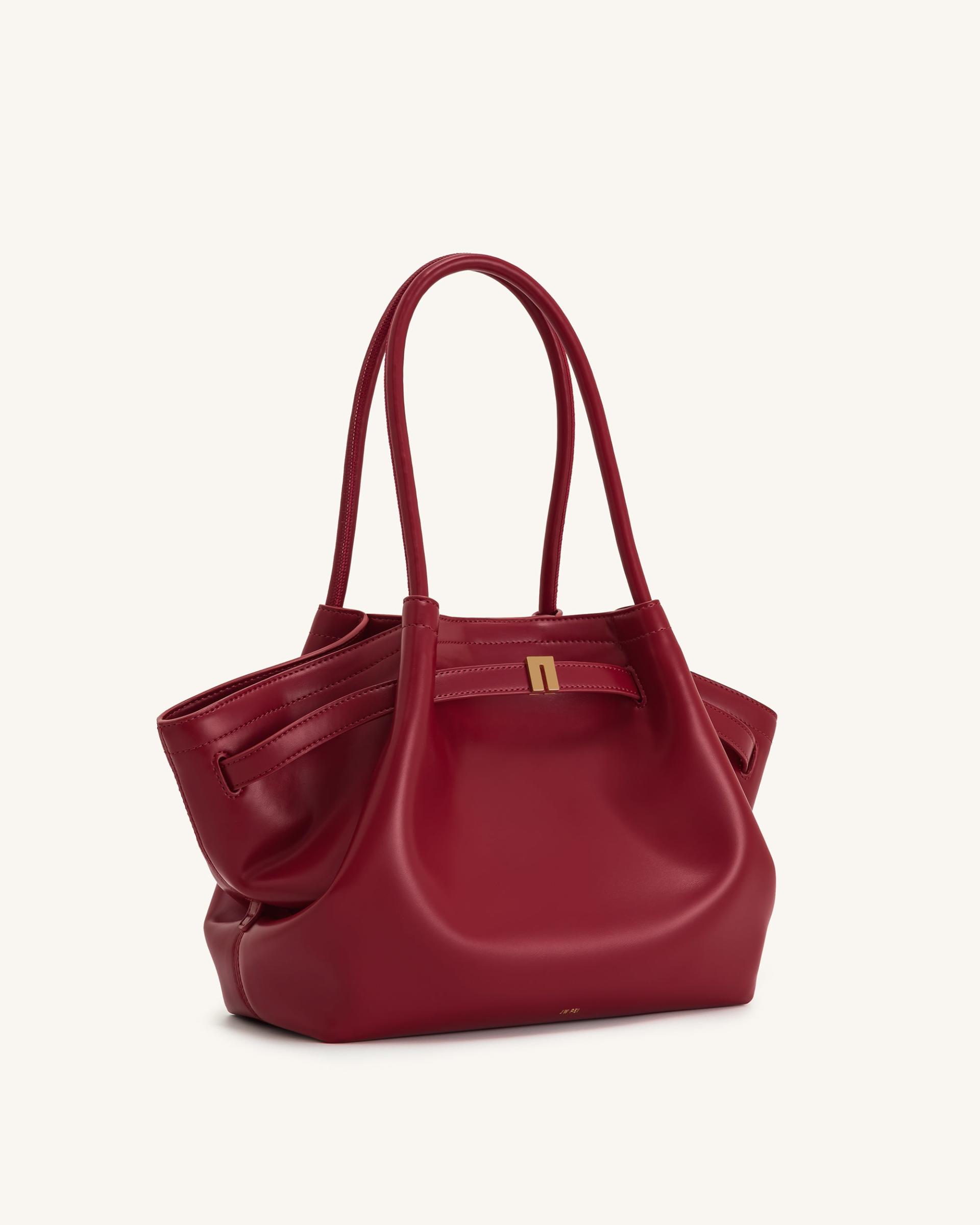 Hana Medium Tote Bag - Claret 3