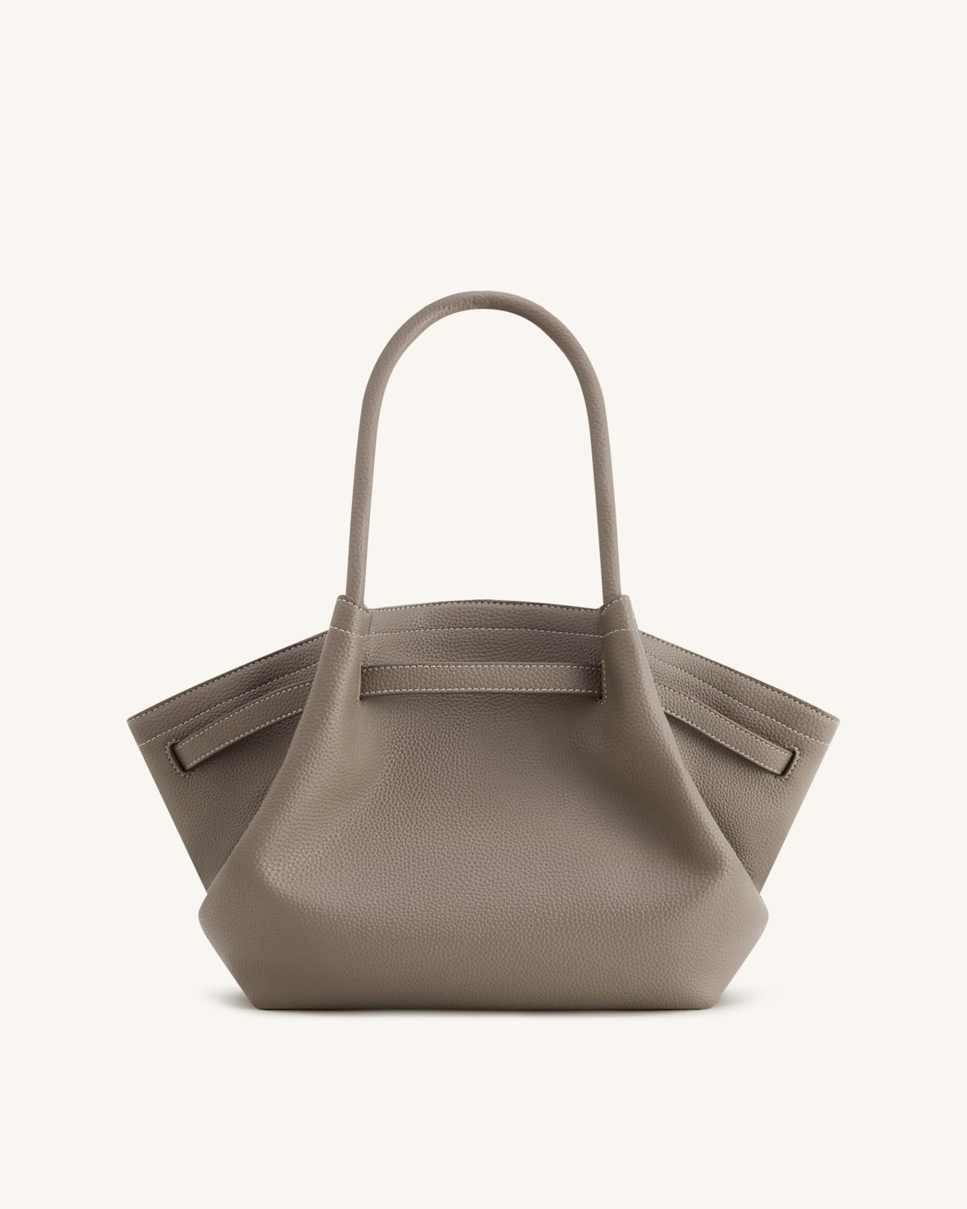 Hana Medium Tote Bag - Taupe 4