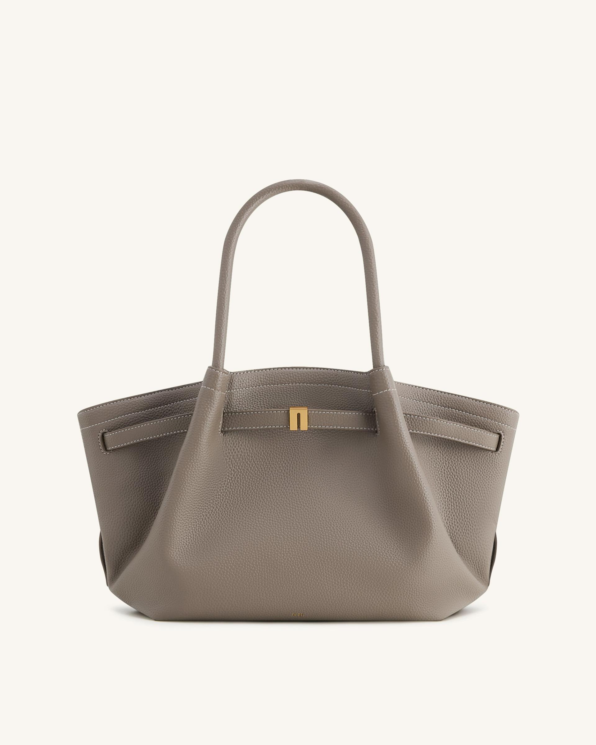 Hana Medium Tote Bag - Taupe 2