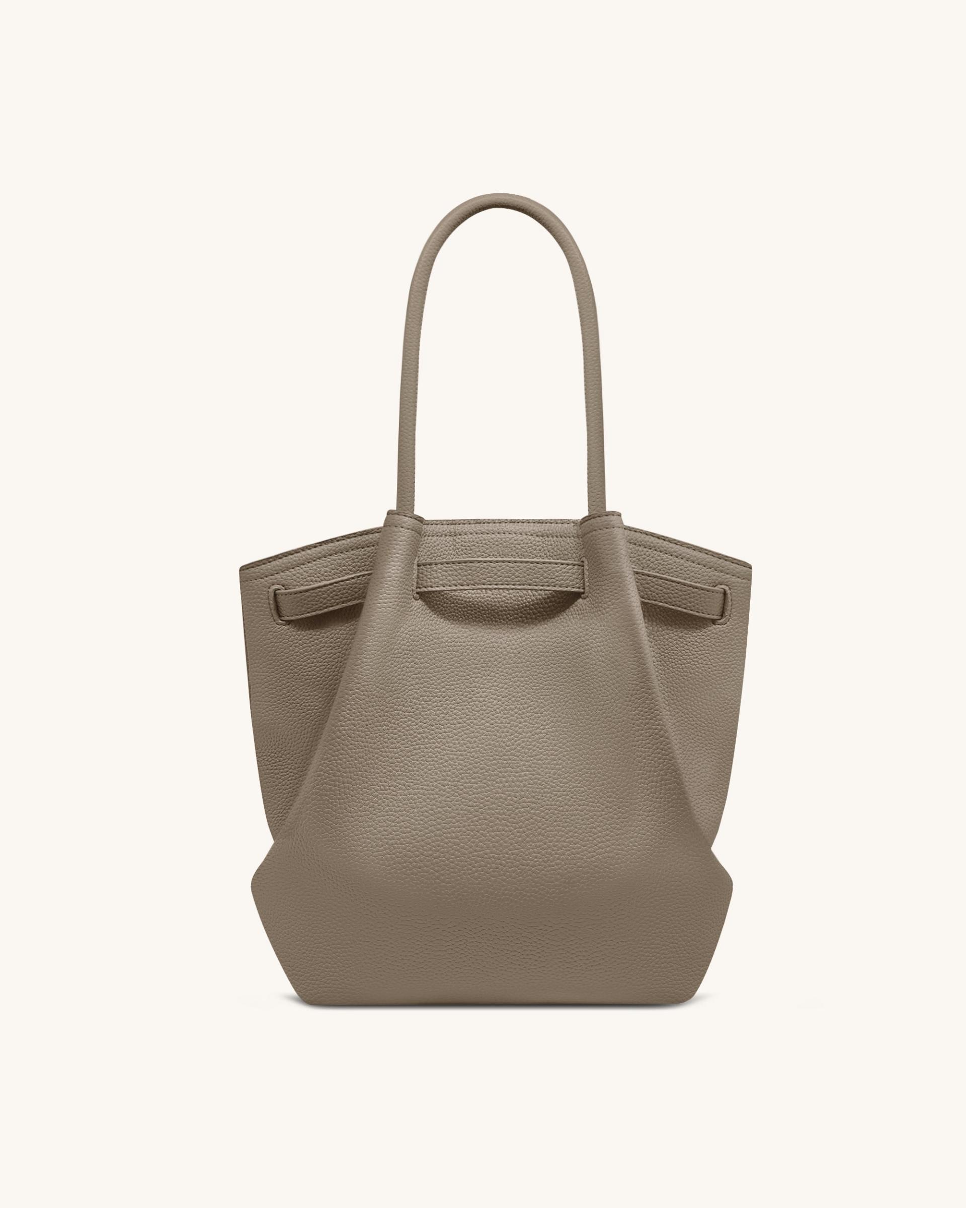 Hana Column Tote Bag - Taupe 3