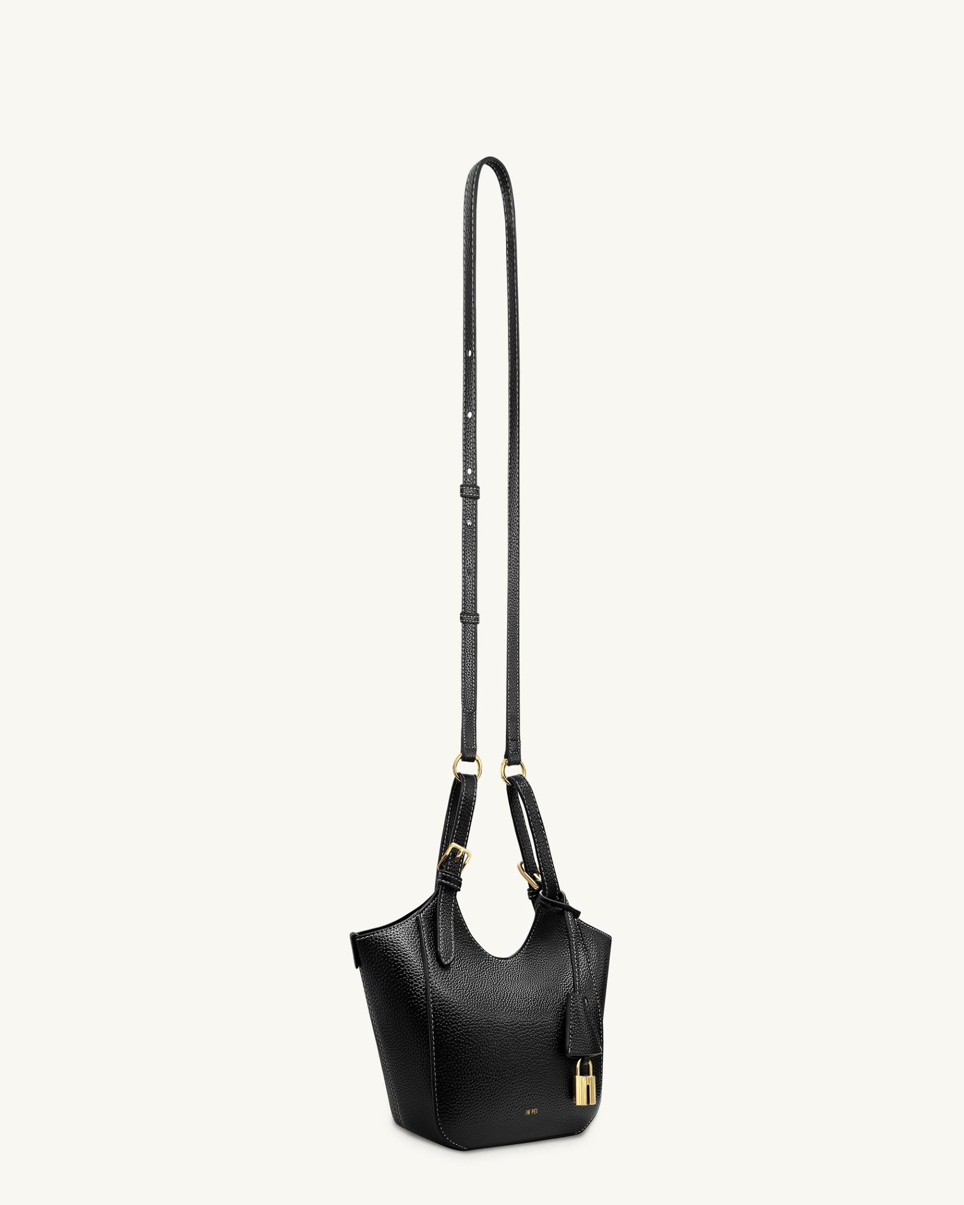 Ines Padlock Tote Bag - Black 2