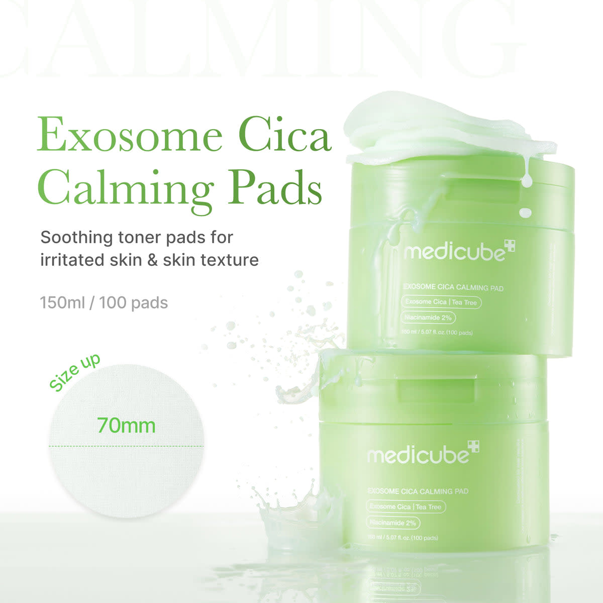 Exosome Cica Calming Toner Pads 2