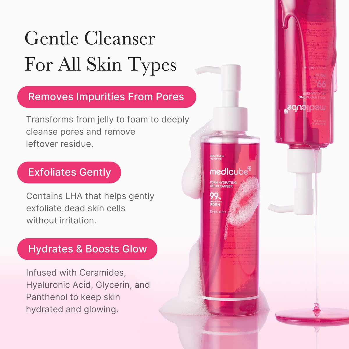 PDRN Pink Gel Cleanser 3