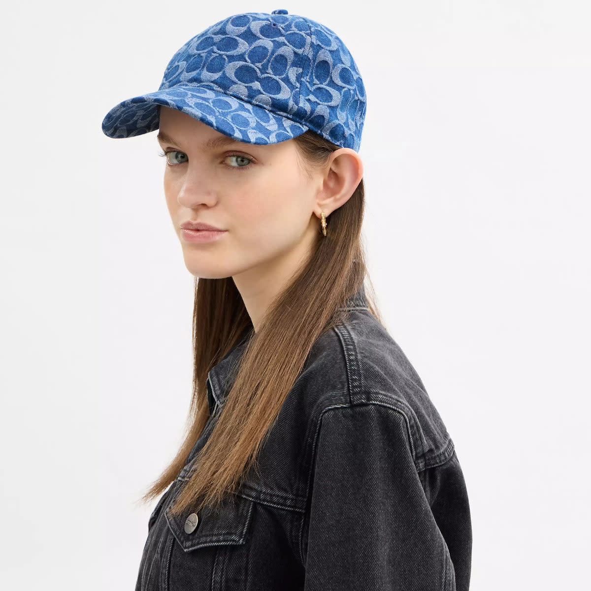Signature Denim Baseball Hat 2