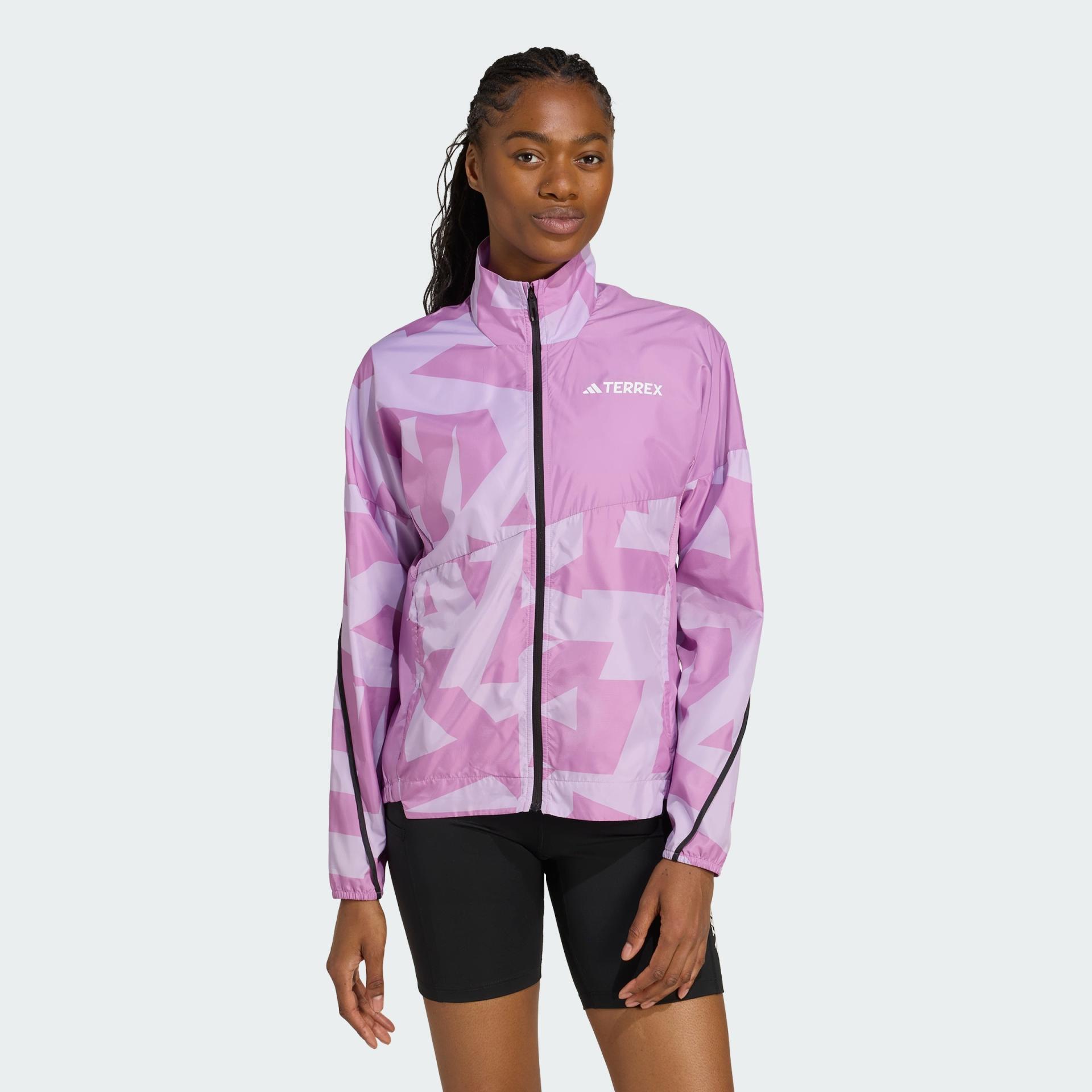 Adidas Terrex Multi Printed Wind Jacket Women