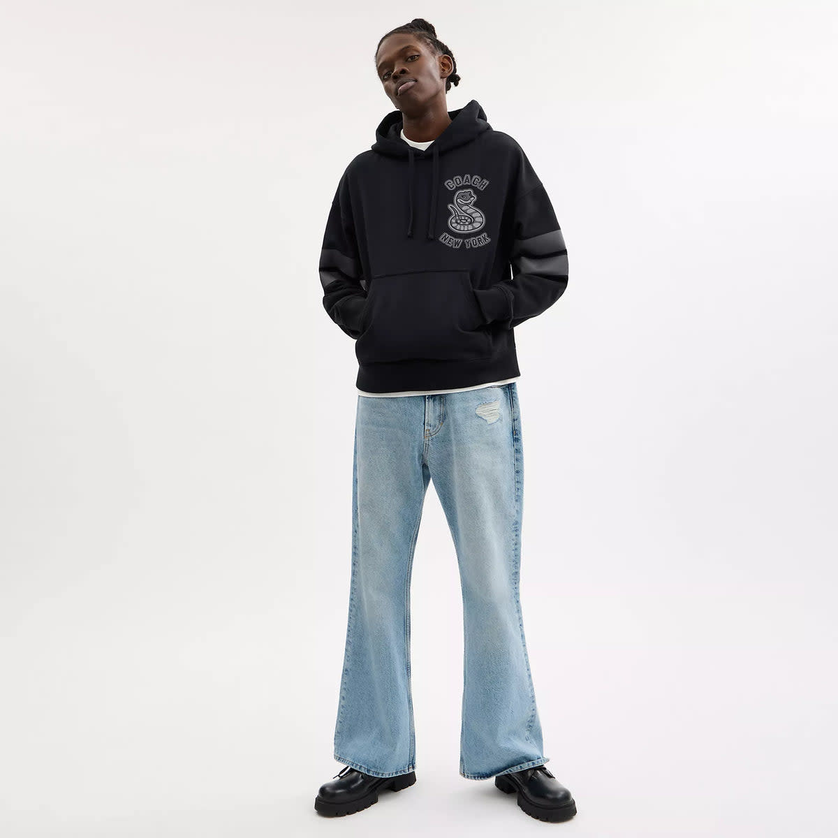 New Year Hoodie With Snake Graphic 2