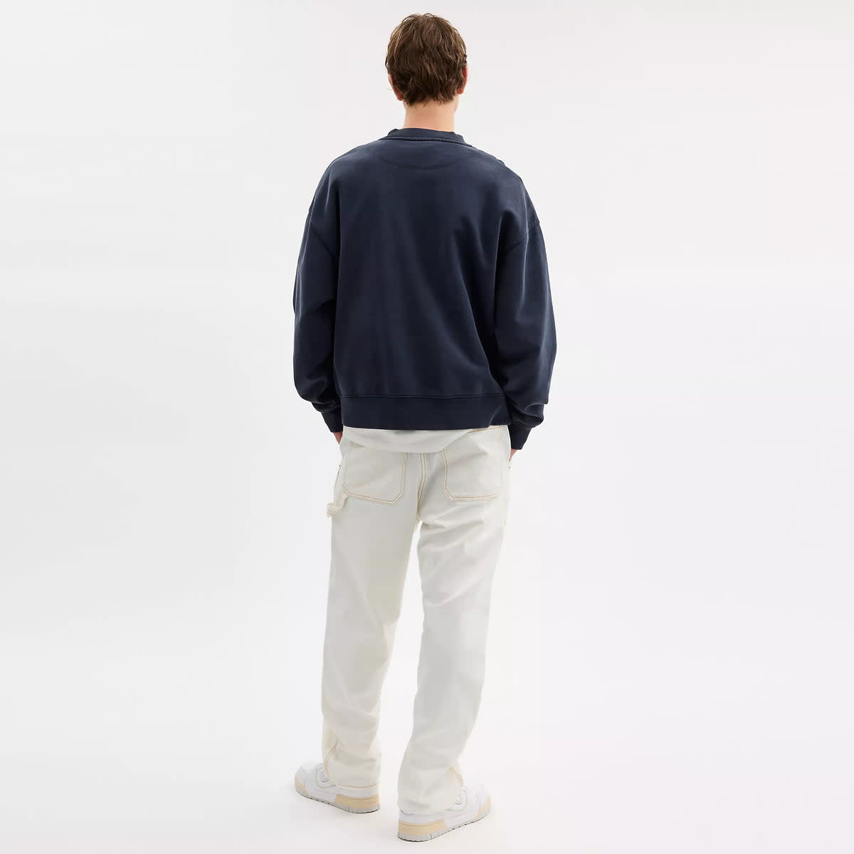 Orange Crewneck Sweatshirt 4