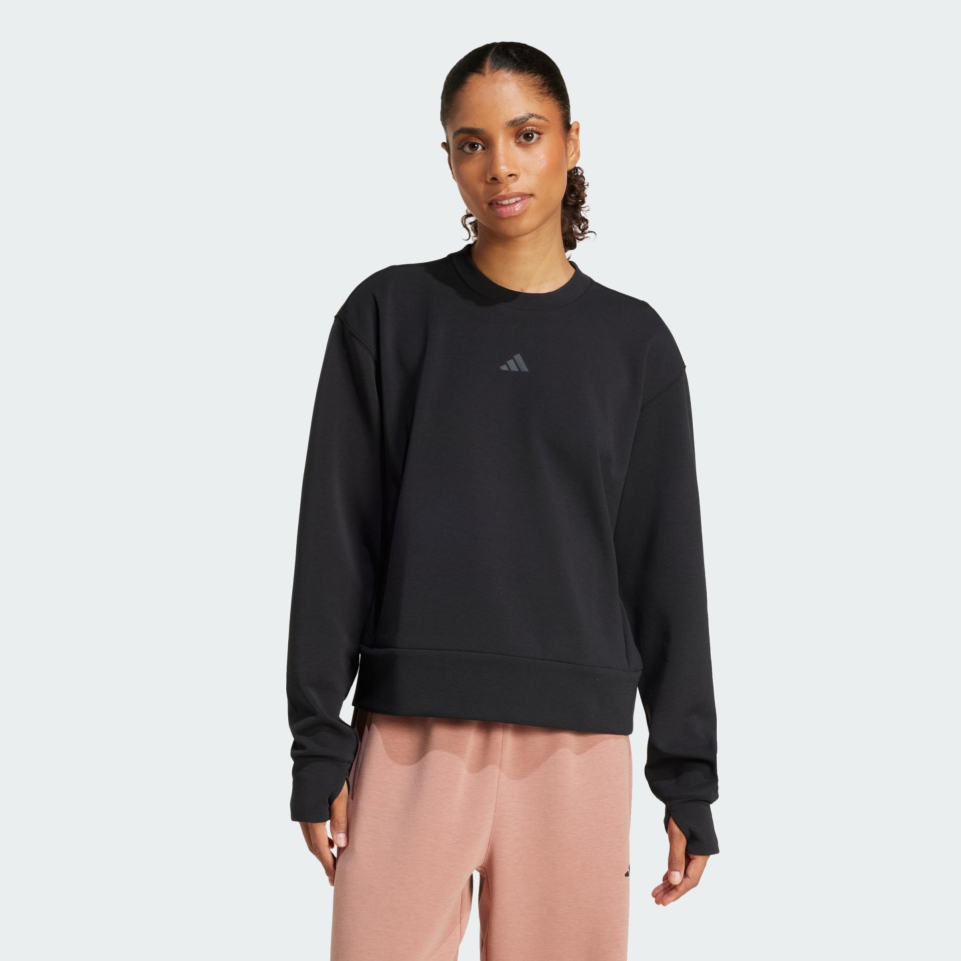 Adidas Designed-for-Training Warm-Up Crewneck Sweatshirt Women