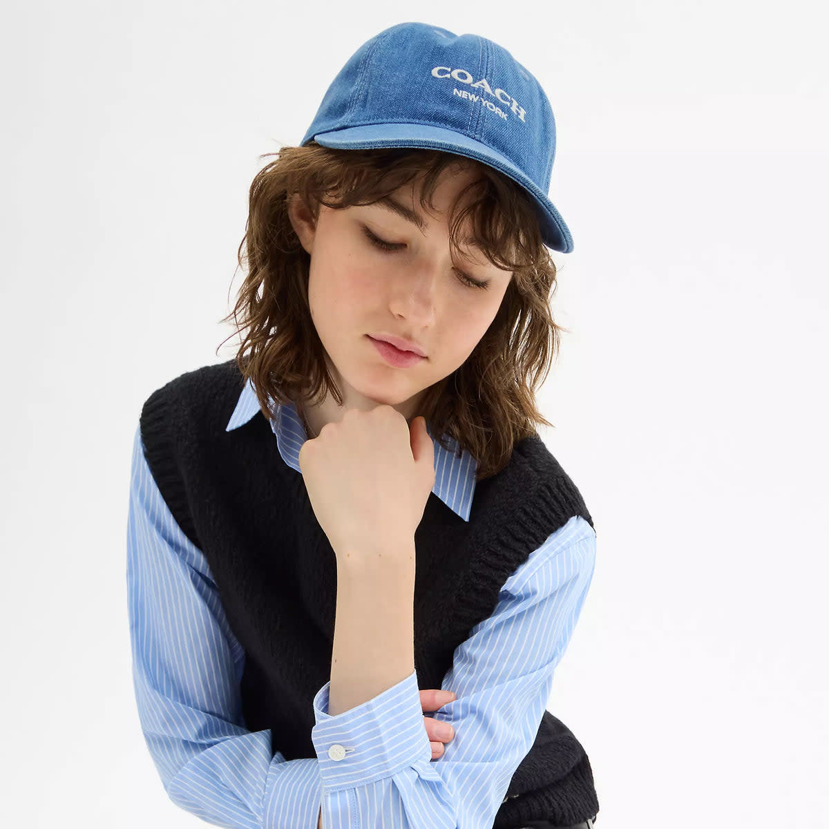 Denim Baseball Hat 2