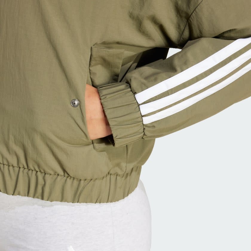Adidas Essentials 3-Stripes Lifestyle Woven Bomber Jacket Women 4