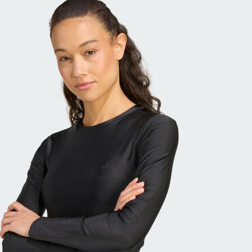 Adidas Workout Essentials Long-Sleeve Shirt Shine Women 4