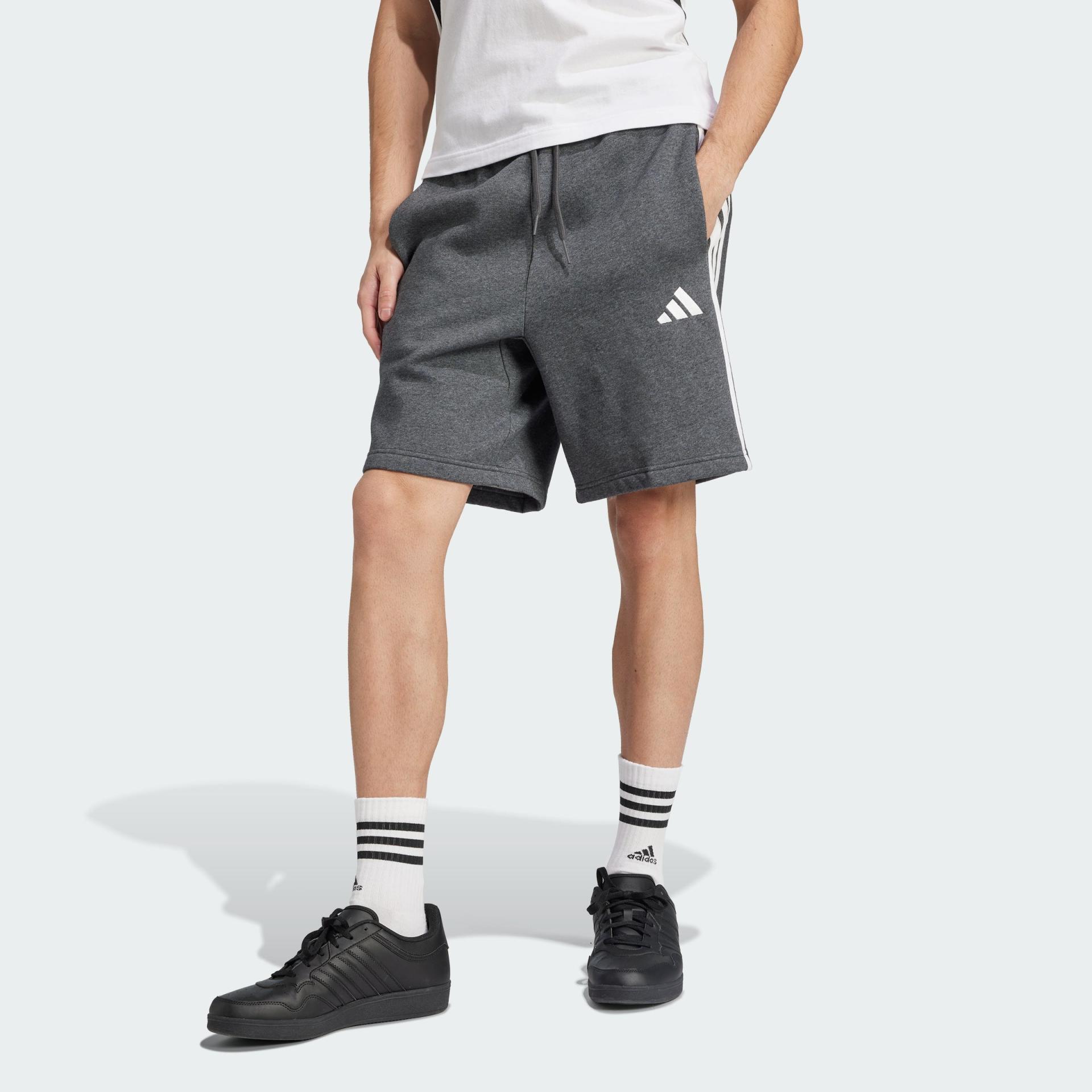 Adidas Essentials 3-Stripes Fleece Shorts Men